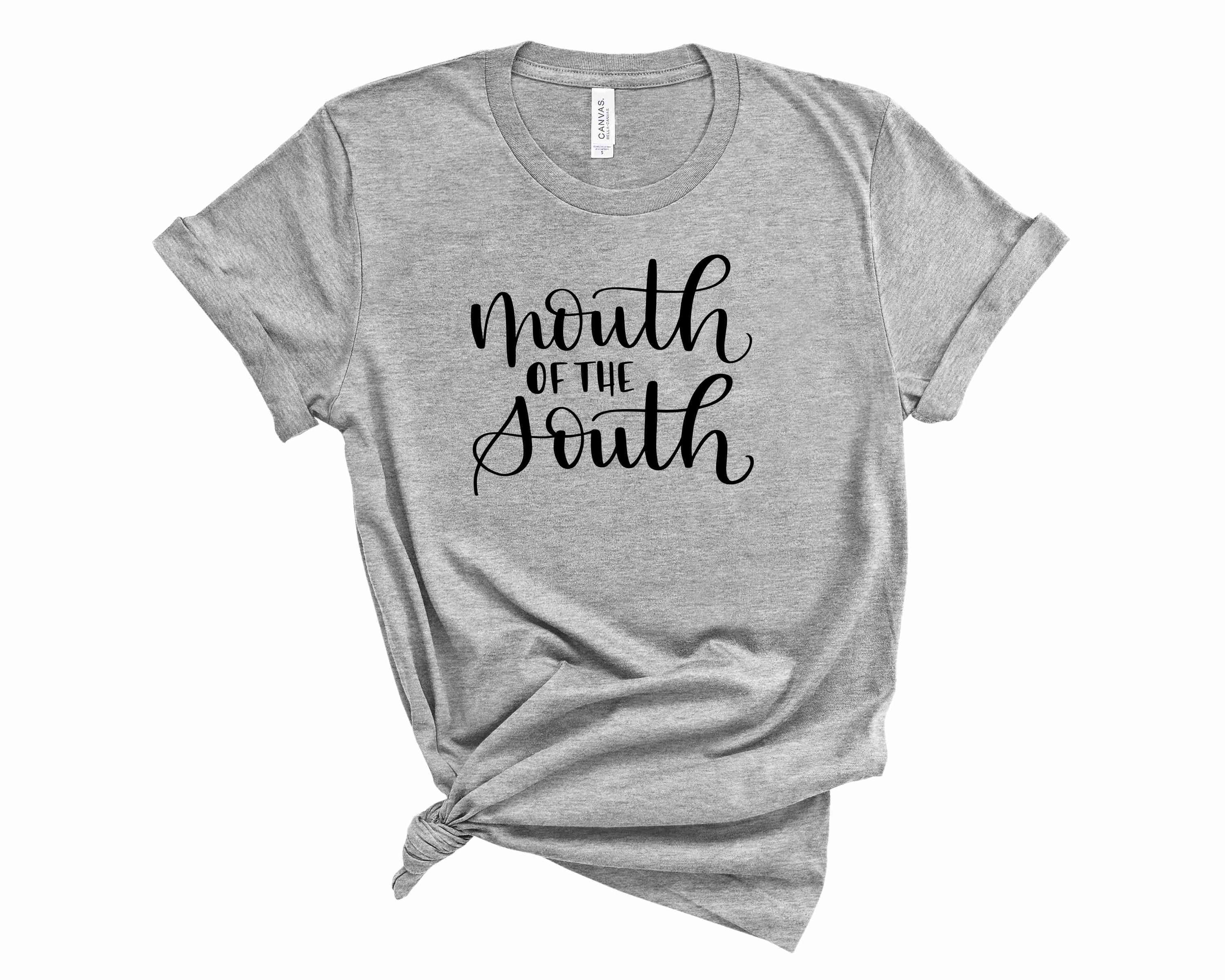 Mouth of the South Graphic Tee featuring a stylish design, perfect for casual wear.