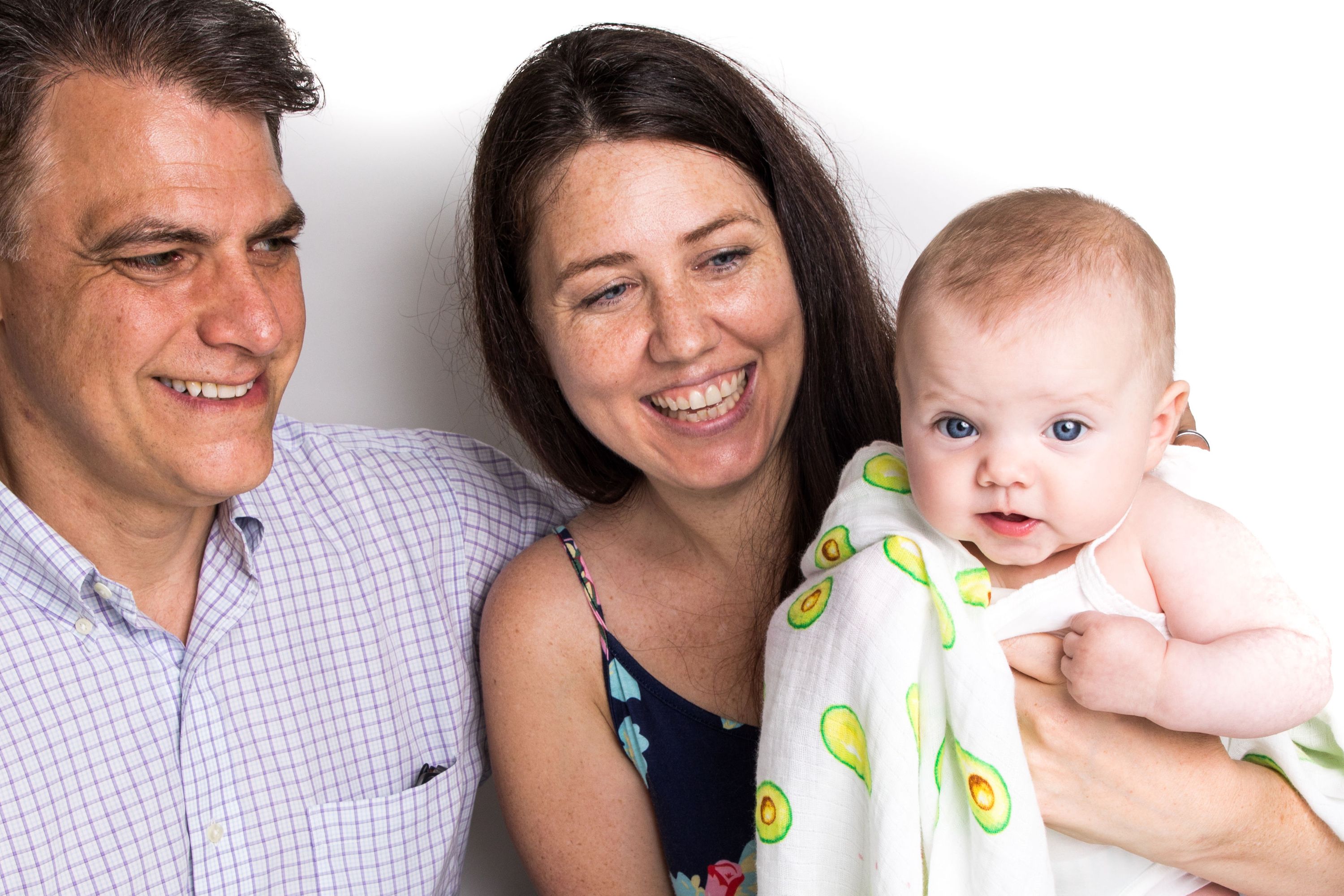 Luxuriously soft organic cotton swaddle in avocado color, perfect for wrapping babies comfortably.