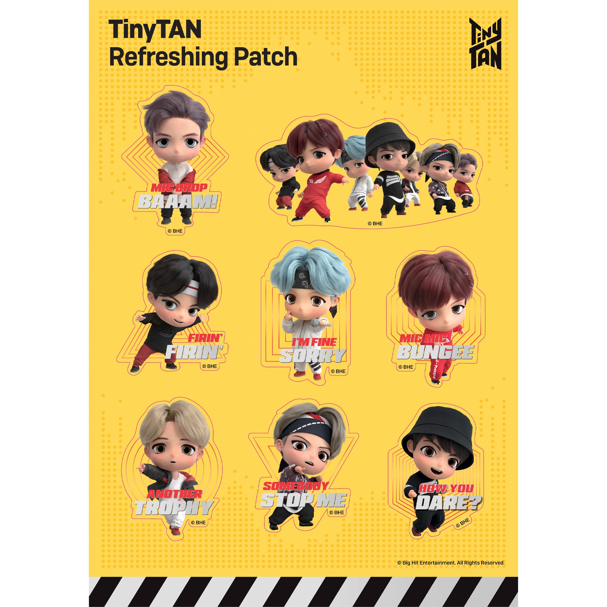 TinyTAN Refreshing Patch #1 displayed on a flat surface, showcasing its eco-friendly design and functionality.