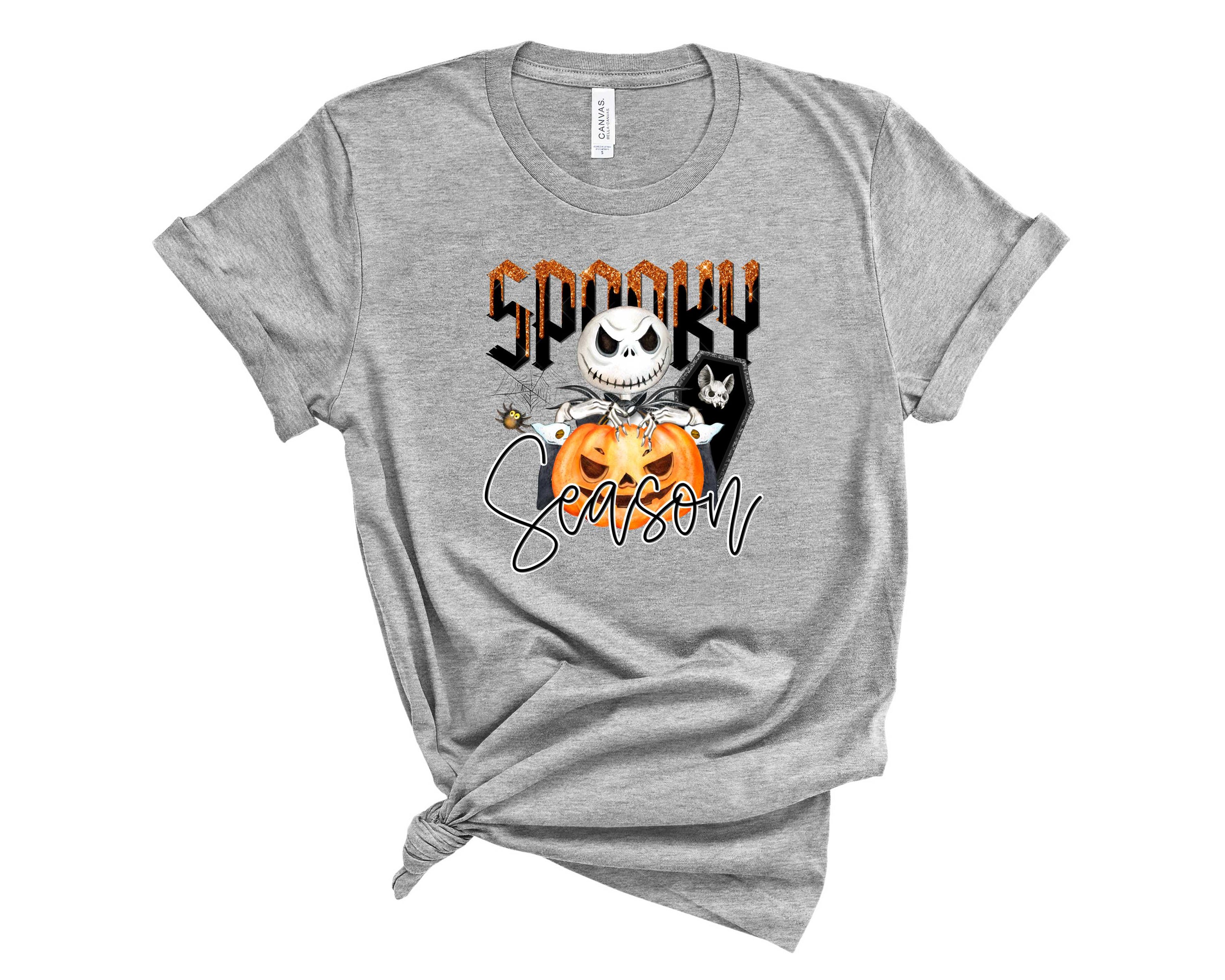 A unisex graphic tee featuring a detailed skeleton design, perfect for Halloween celebrations.