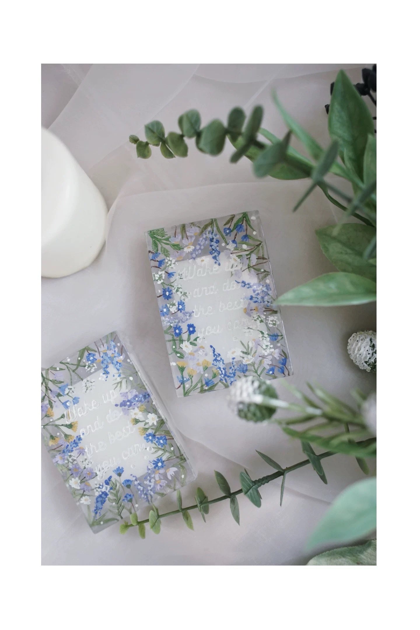 A beautifully packaged Summer Garden Lavender & Chamomile Aromatic Soap, featuring a floral design and vibrant colors, evoking a serene garden atmosphere.