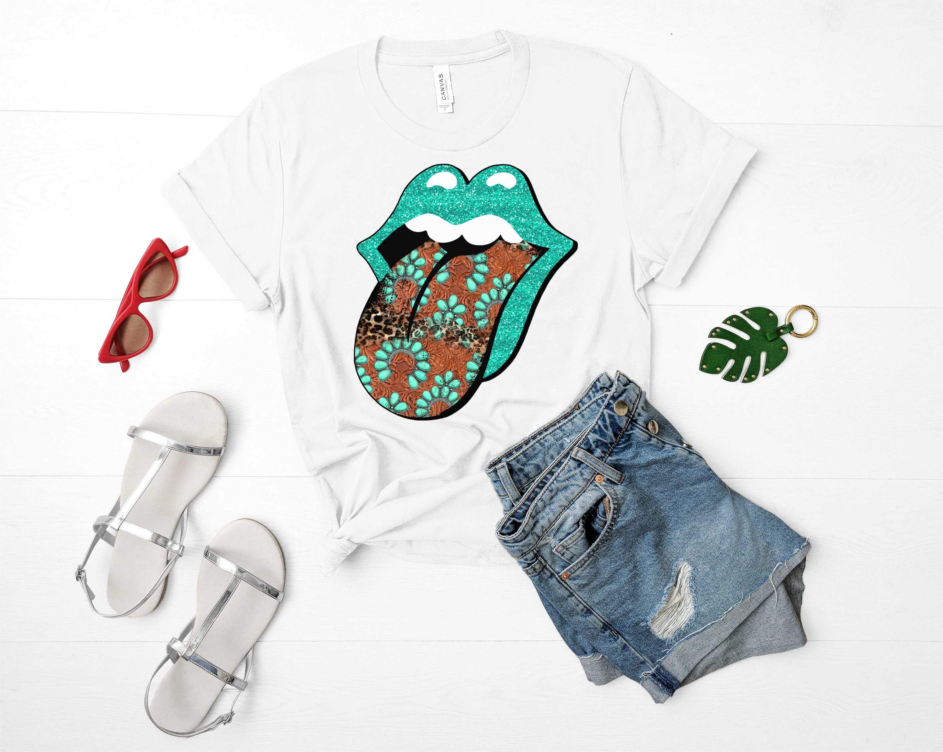 A stylish unisex Western Tongue graphic tee featuring a bold design, perfect for casual wear.