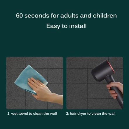 Wall-Mounted UV Light Toothbrush Sanitizer Box in cyan color, designed to hold and sanitize two toothbrushes simultaneously with a sleek and compact design.