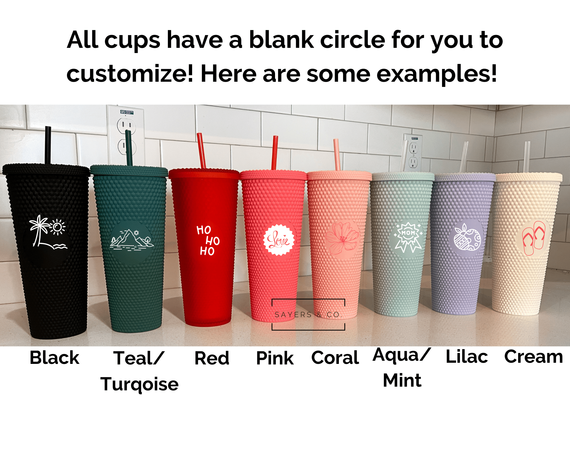 24oz Matte Pink Studded Double Walled Tumbler with straw, showcasing a unique studded design and screw top lid.