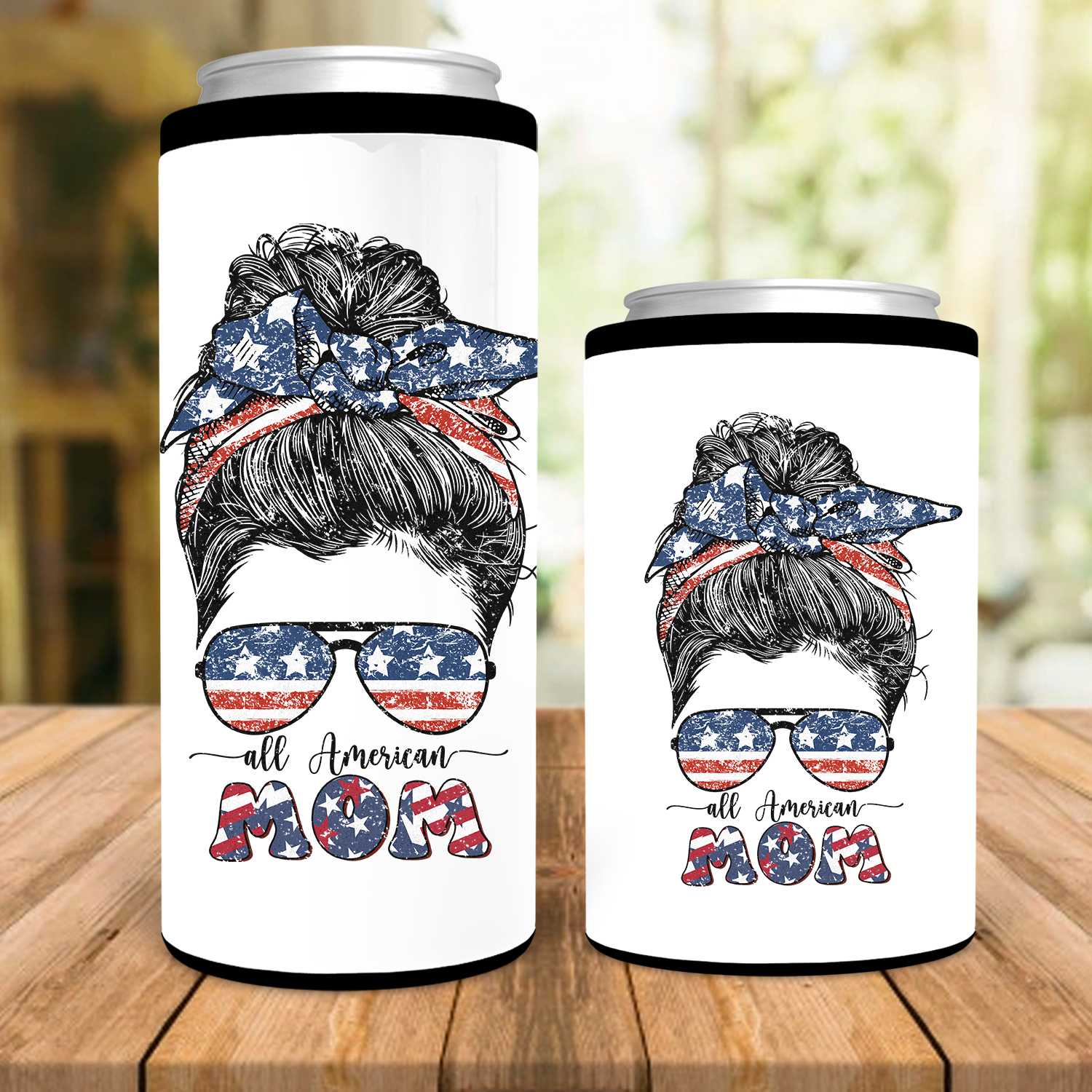 Main All American Mom Bandana Can Cooler image
