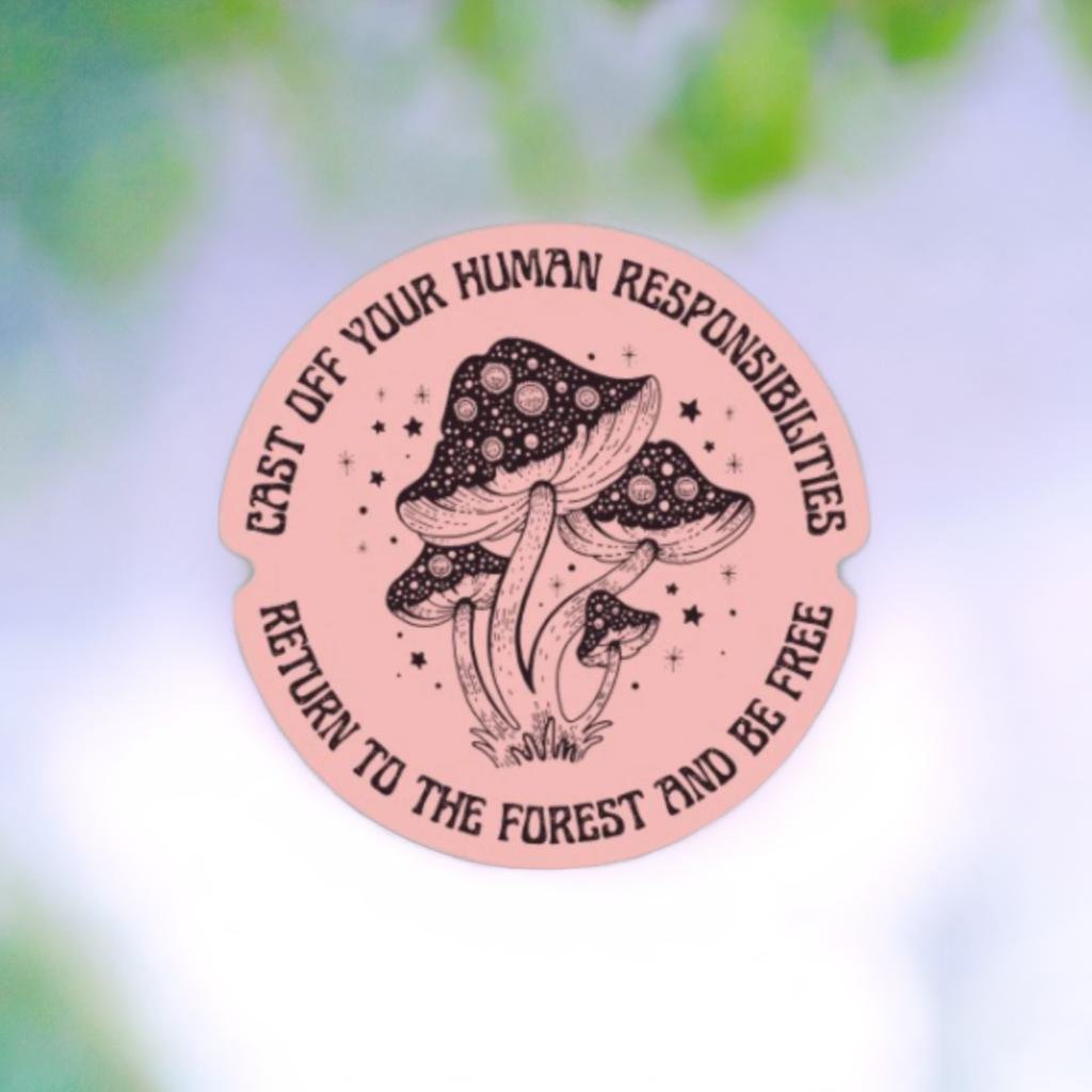 A collection of four anti-capitalism vinyl stickers featuring bold designs and messages, perfect for personalizing laptops and water bottles.