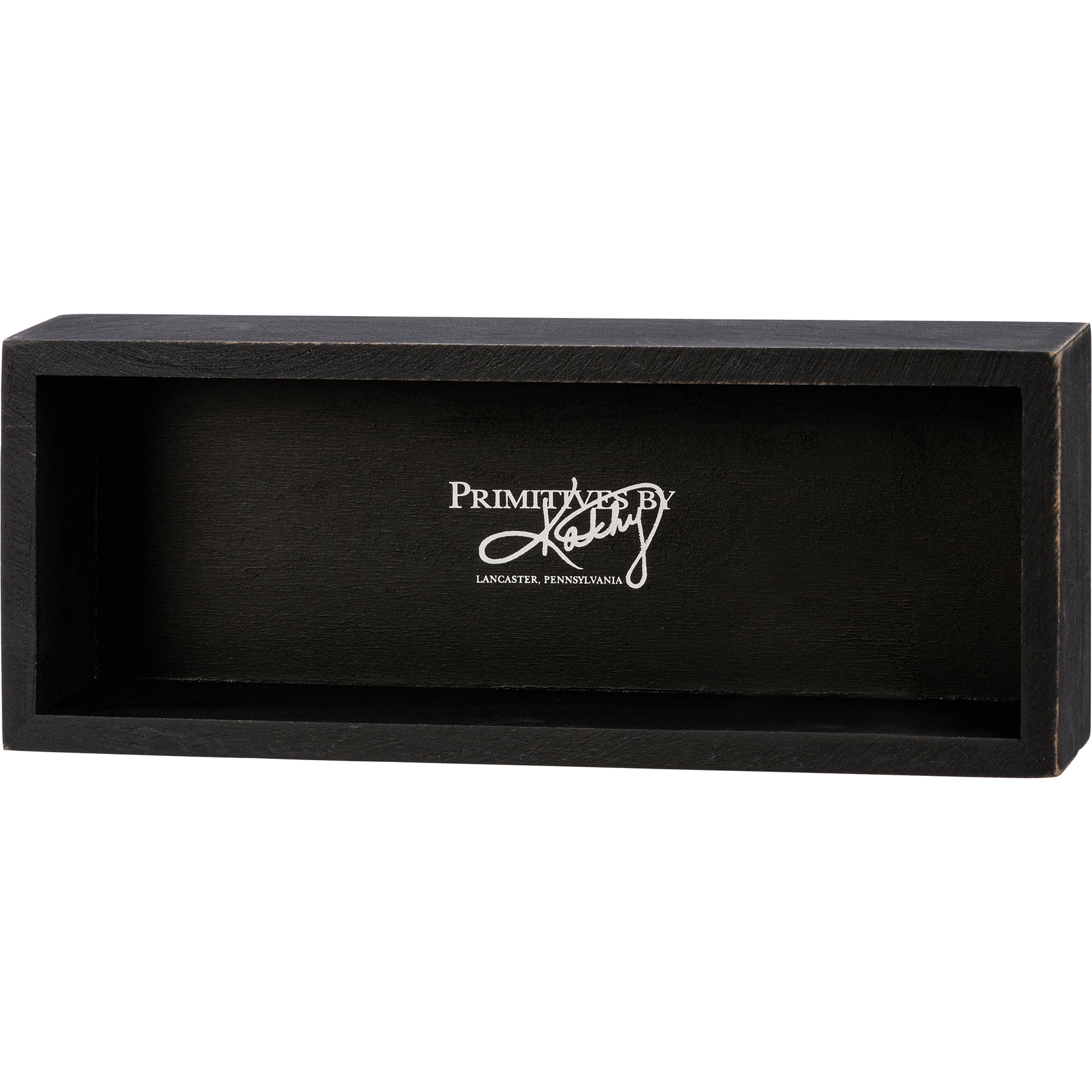 A stylish black and white wooden box sign featuring the quote 'As I Suspected I Was Right All Along' in a distressed finish.