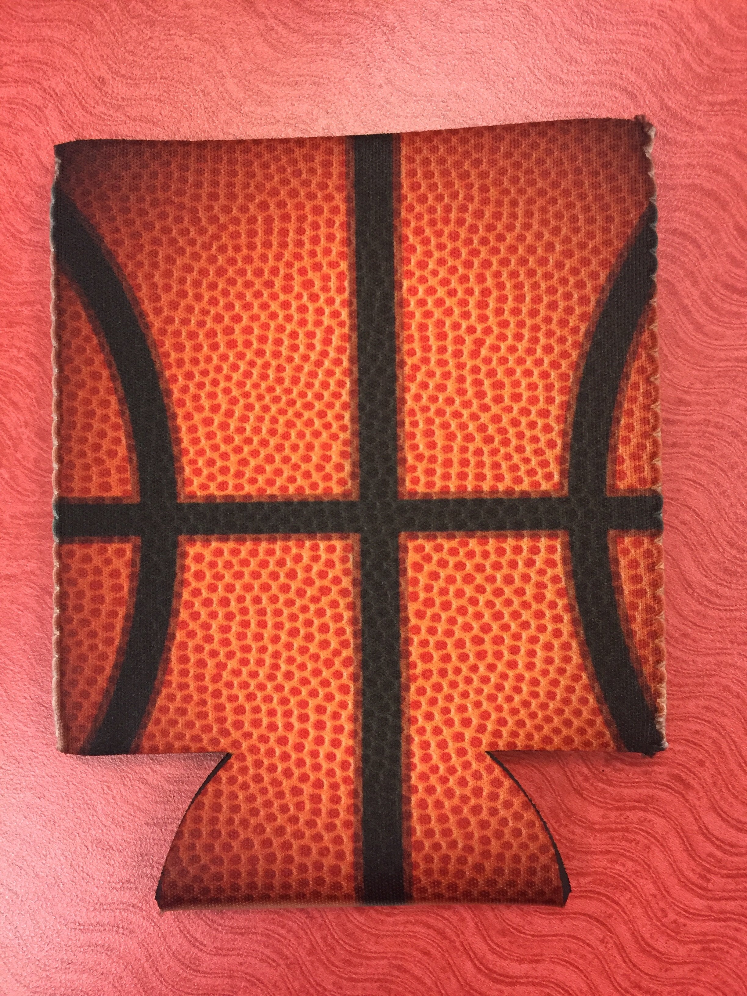 Ballin’ Sports Beverage Holder featuring neoprene insulation in basketball, baseball, and football designs, perfect for keeping drinks cold.