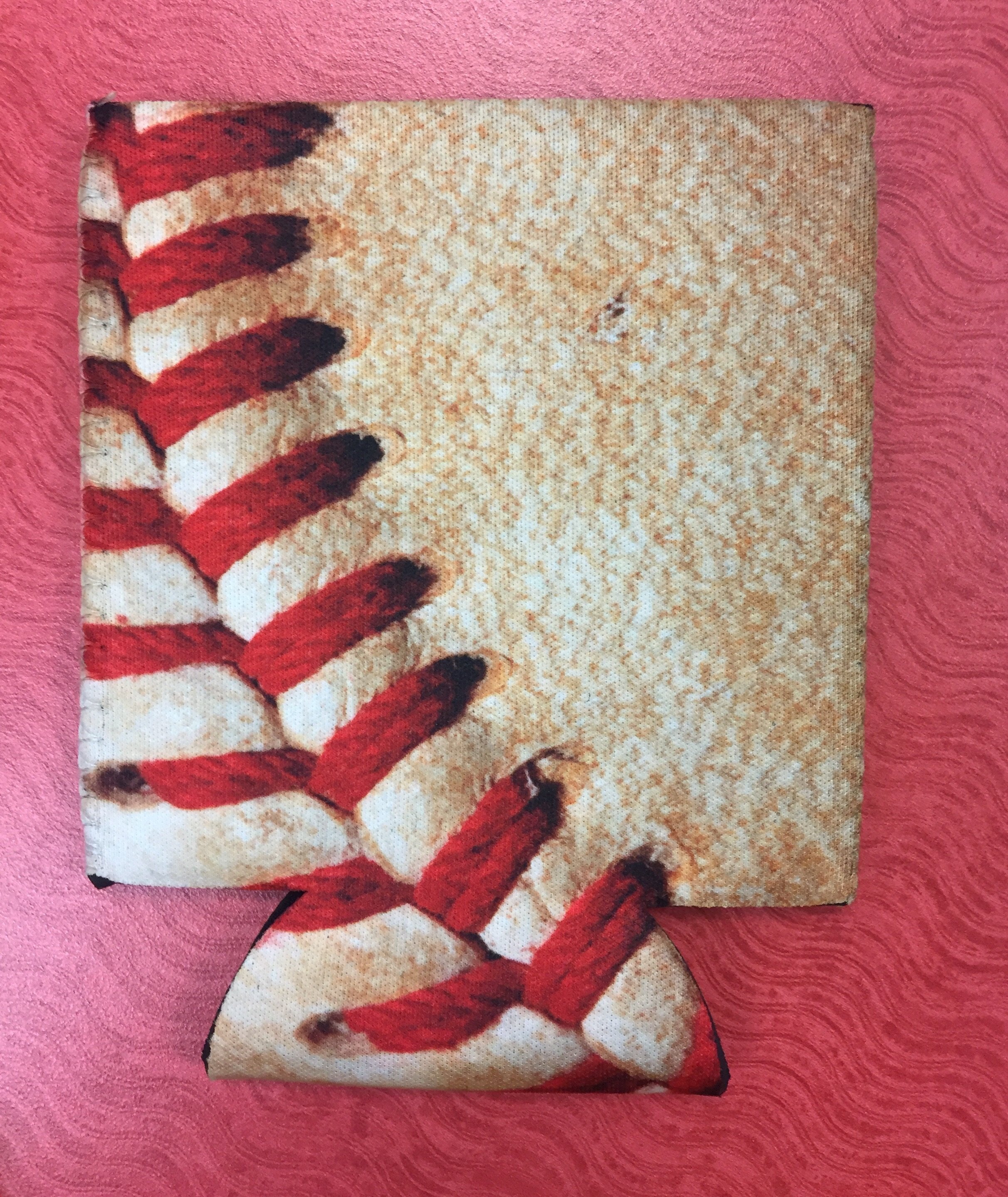 Ballin’ Sports Beverage Holder featuring neoprene insulation in basketball, baseball, and football designs, perfect for keeping drinks cold.