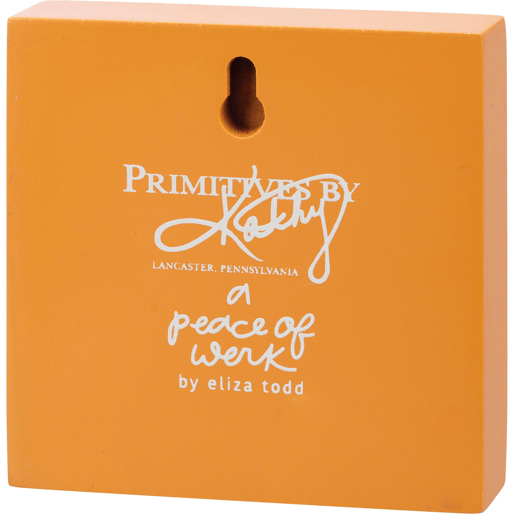 A colorful wooden block sign with an inspirational quote about growth and diversity, measuring 4 inches by 4 inches.