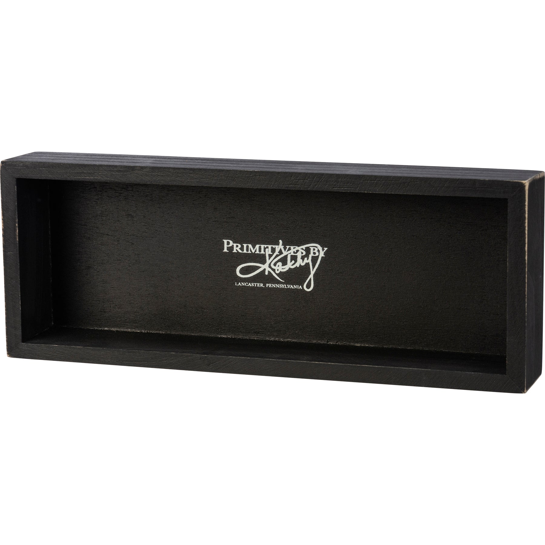 Ew, People Wooden Box Sign in black with white lettering, featuring a distressed finish, measuring 10.5 inches long.