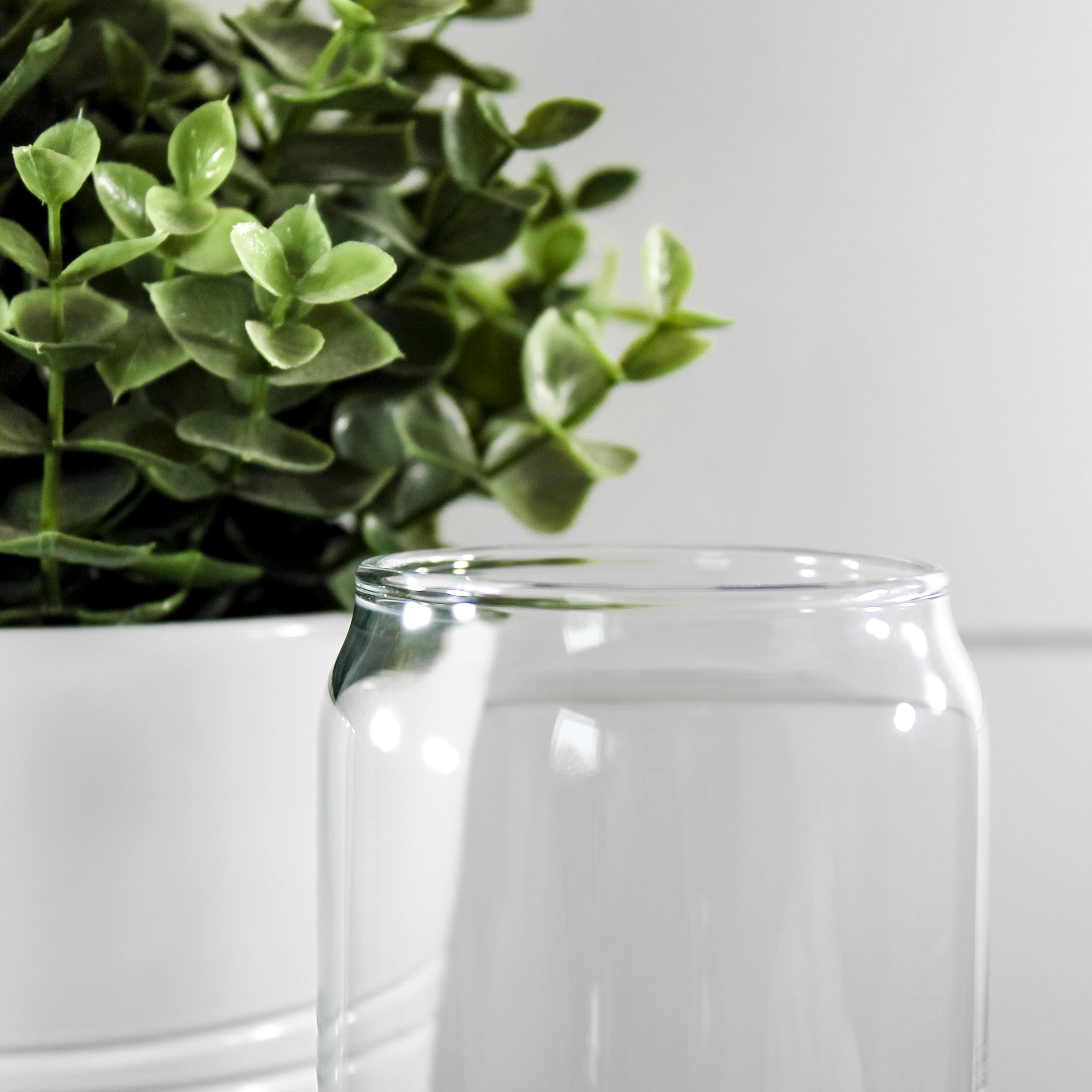 A colorful Holographic Smile Wrap Can Glass showcasing a vibrant design, perfect for drinks.