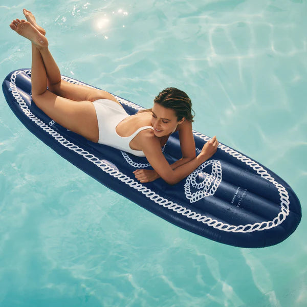 I Love Sun Lie On Pool Float featuring a goth mystical occult design, perfect for relaxing in the pool or at the beach.