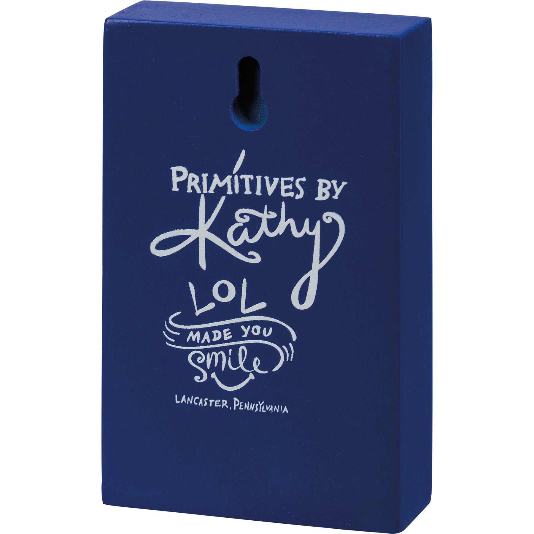 A humorous wooden block sign featuring a Democratic donkey illustration and patriotic star designs with the text 'I May Be An Ass But At Least I'm Not A Republican'.