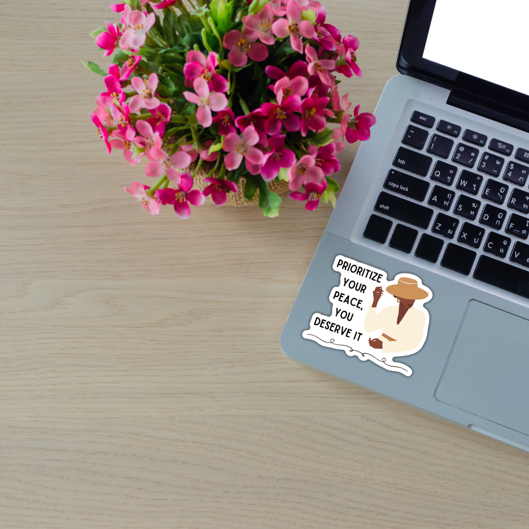 A vibrant sticker bundle featuring empowering quotes for women, ideal for personalizing laptops, phones, and water bottles.