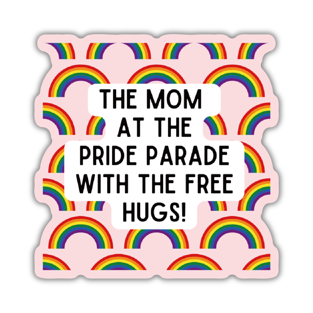 A colorful bundle of glossy die-cut vinyl stickers featuring fun phrases for cool moms, perfect for personalizing items.