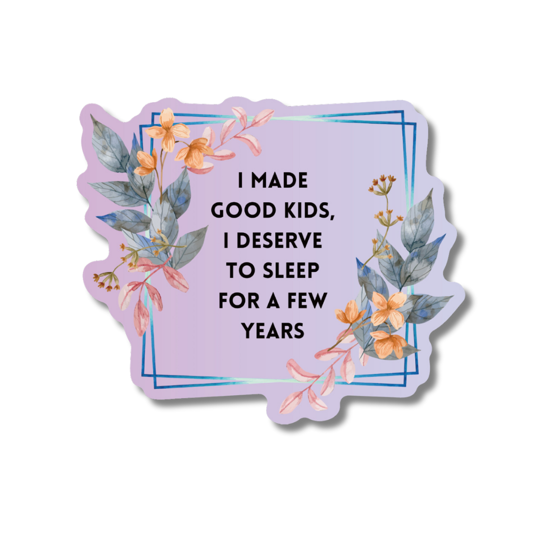 A colorful bundle of glossy die-cut vinyl stickers featuring fun phrases for cool moms, perfect for personalizing items.