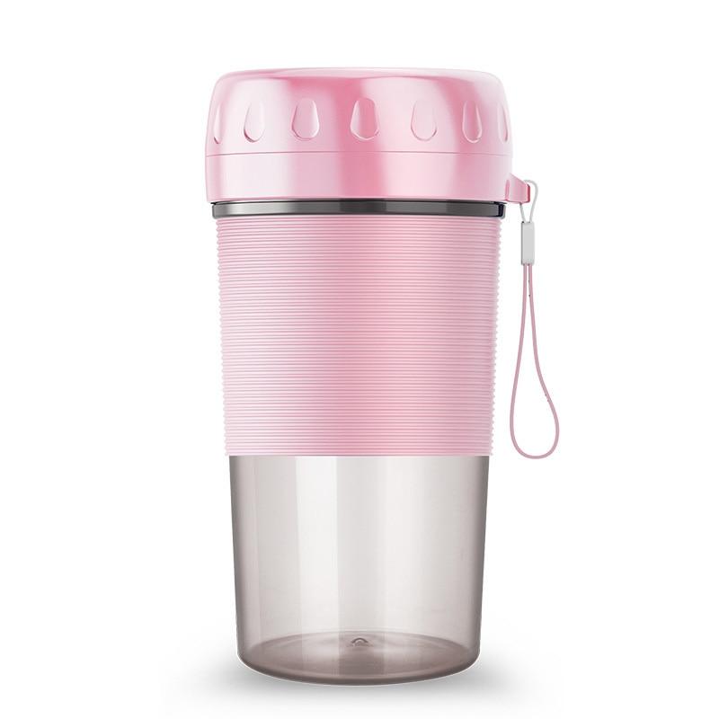 Portable Personal Juice Blender and Smoothie Maker in a sleek design, showcasing its compact size and USB charging feature, perfect for on-the-go blending.