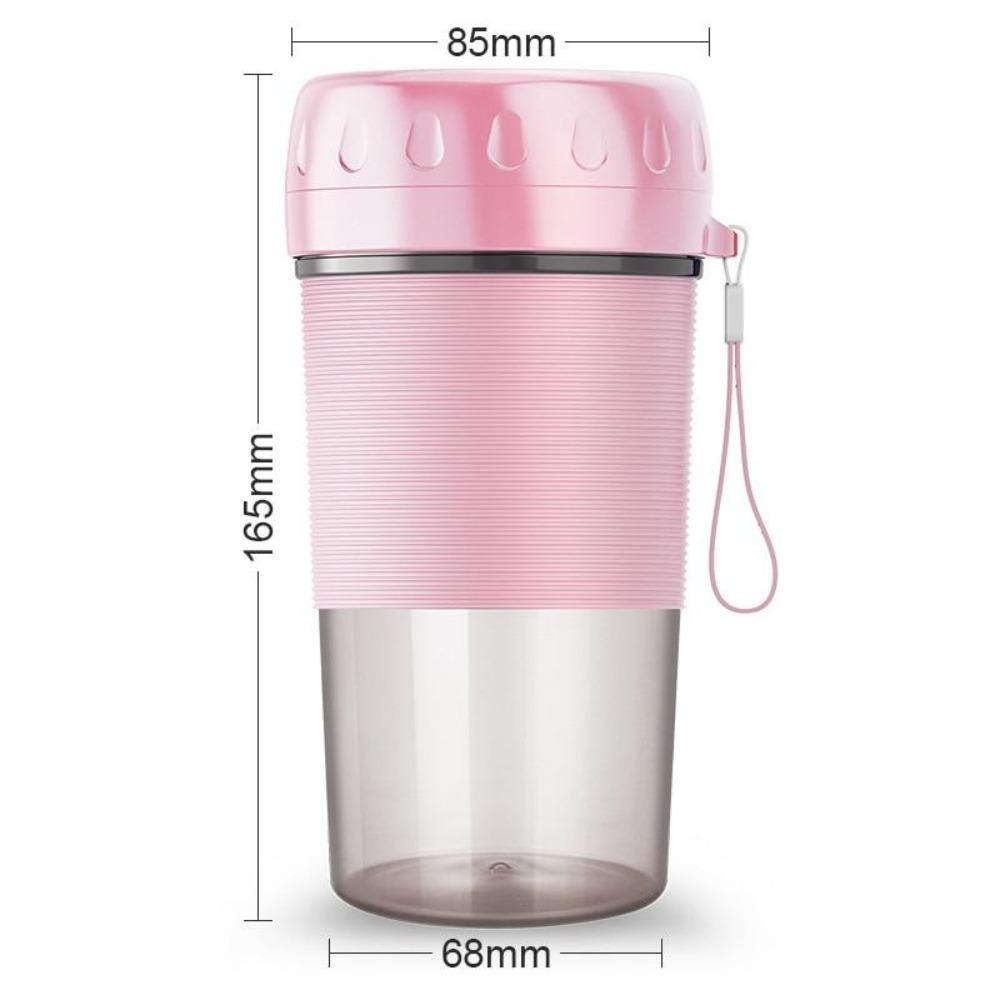 Portable Personal Juice Blender and Smoothie Maker in a sleek design, showcasing its compact size and USB charging feature, perfect for on-the-go blending.