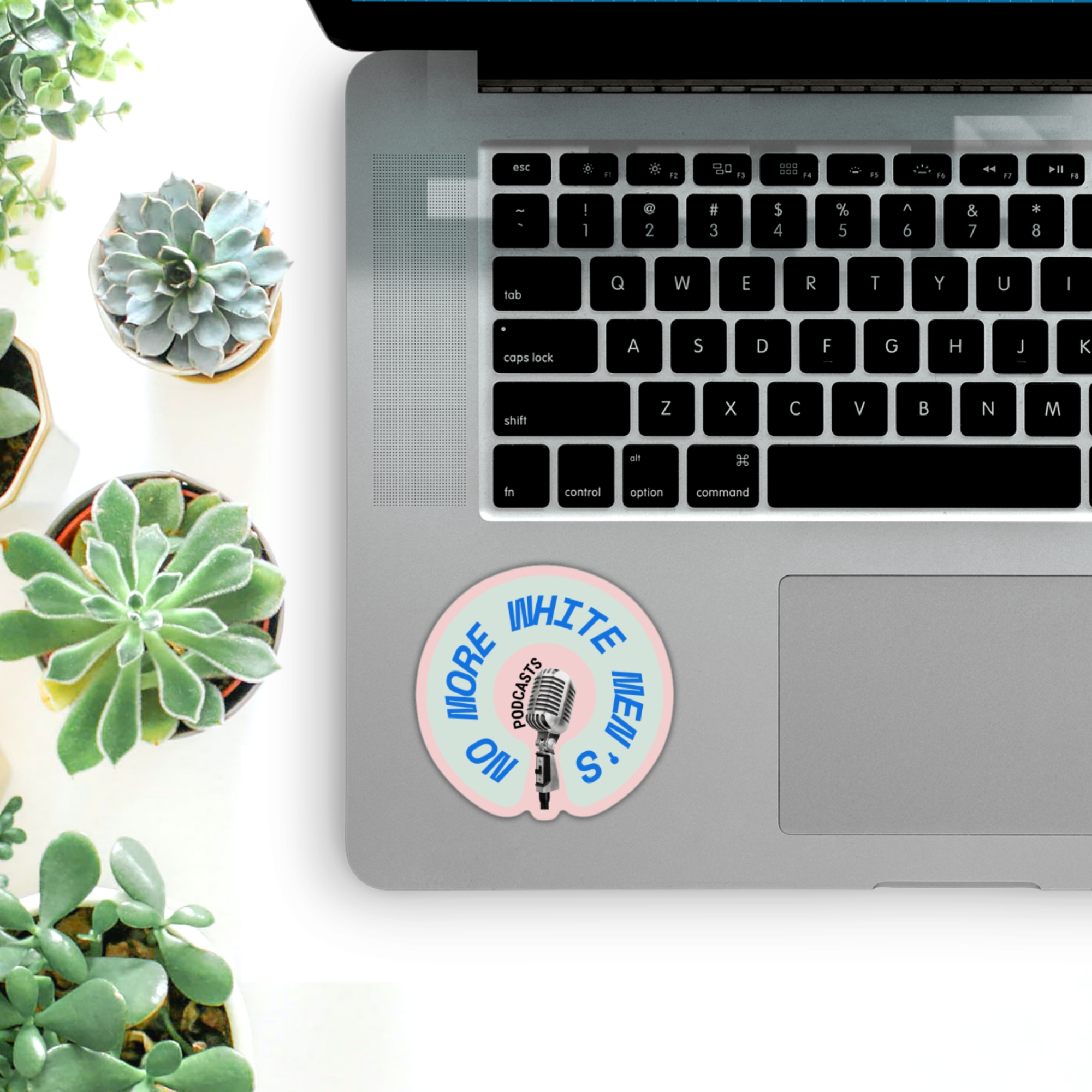 A collection of snarky feminist vinyl stickers featuring bold messages and vibrant colors, perfect for water bottles and laptops.