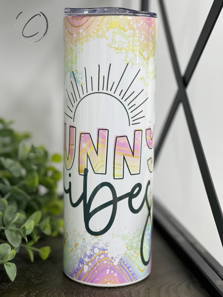 Main Sunny Vibes 20oz Skinny Tumbler image