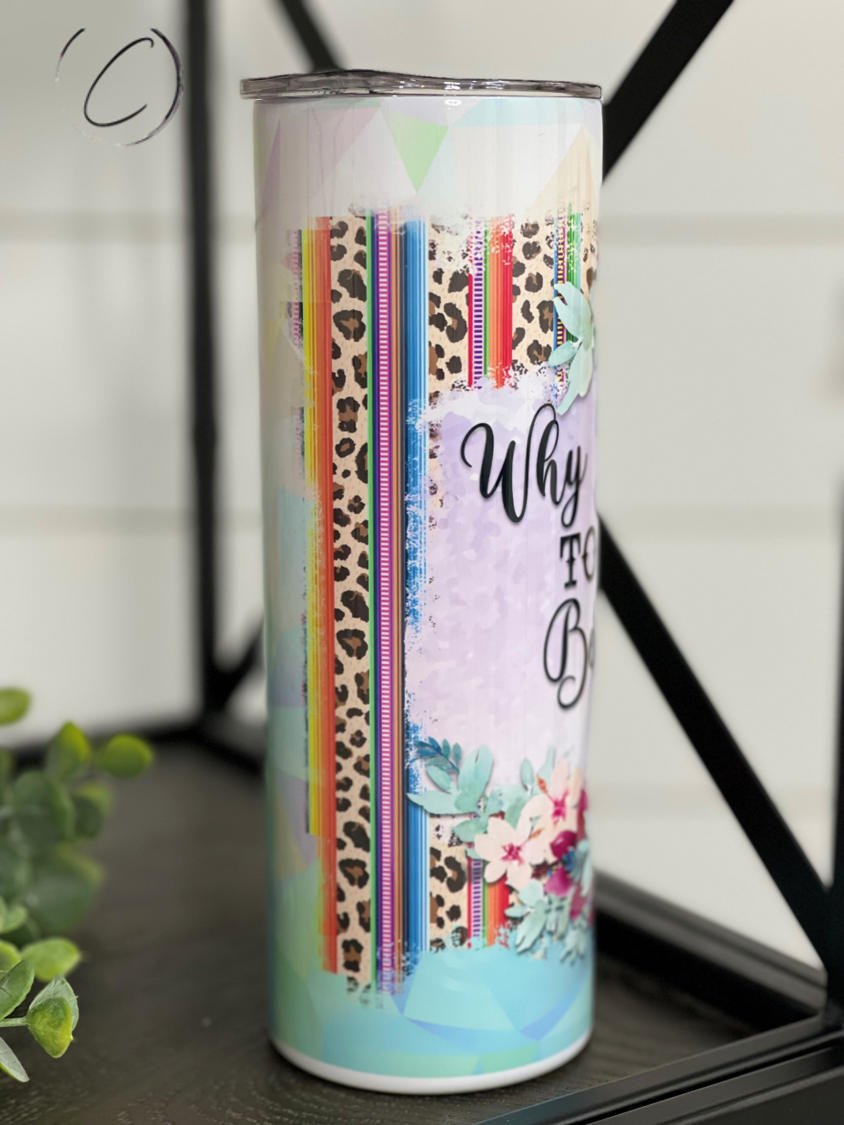 Test The Beth Dutton In Me 20oz Skinny Tumbler with a stylish full wrap design, perfect for hot and cold beverages.
