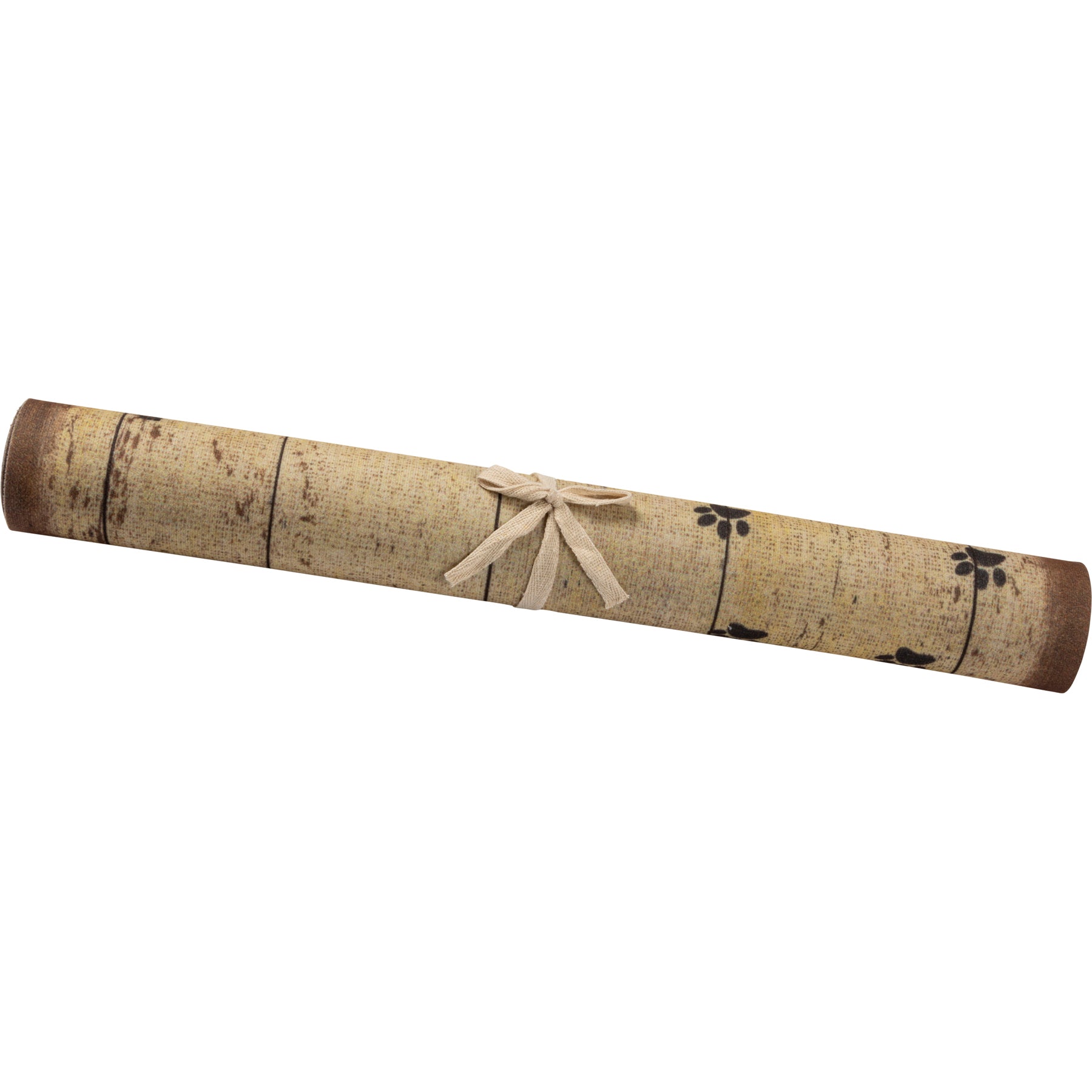 A charming indoor/outdoor rug featuring a paw print design and the phrase 'There's Like A Lot Of Cats In Here', perfect for cat lovers.