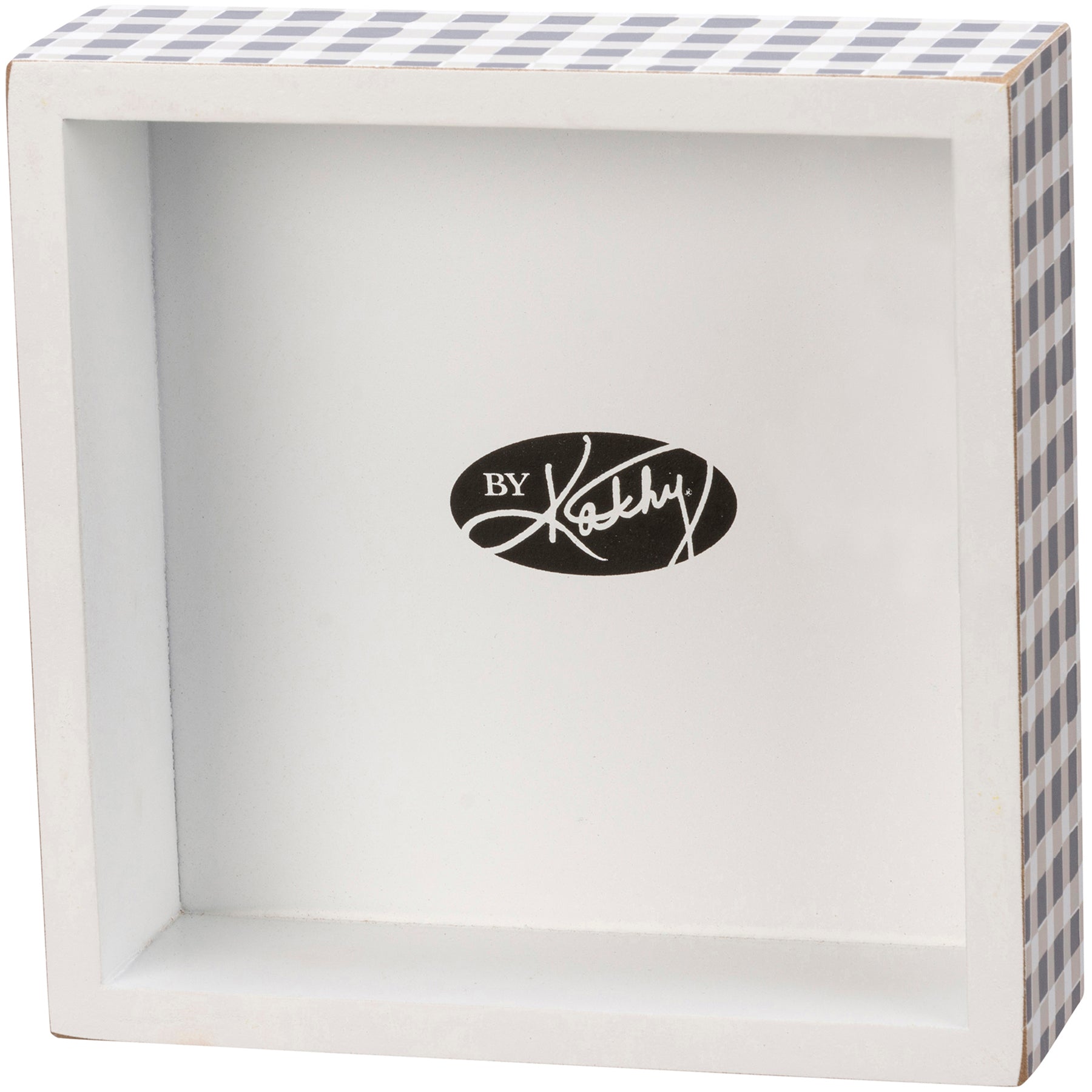 A wooden box sign featuring a watercolor design with the phrase 'This Is My Happy Place', ideal for home decor.