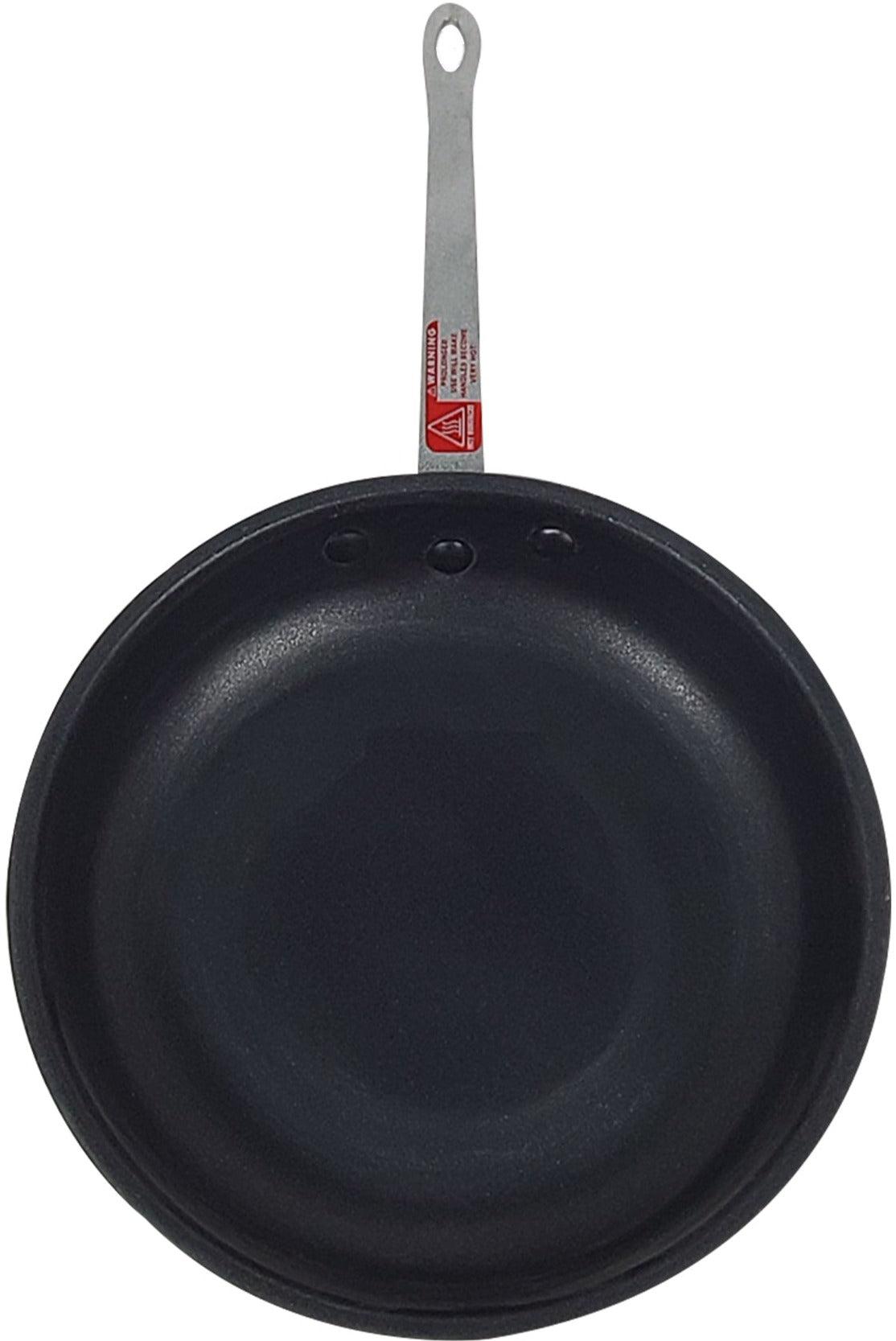 10-inch nonstick frying pan with aluminum handle, ideal for cooking.