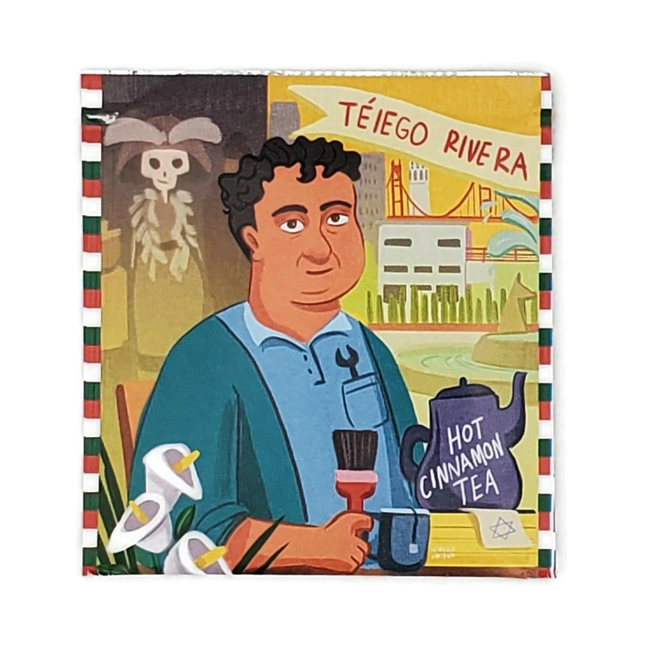 AmanTÉs - The Lovers Organic Tea pack featuring eco-friendly packaging and vibrant tea blends, perfect for gifting.