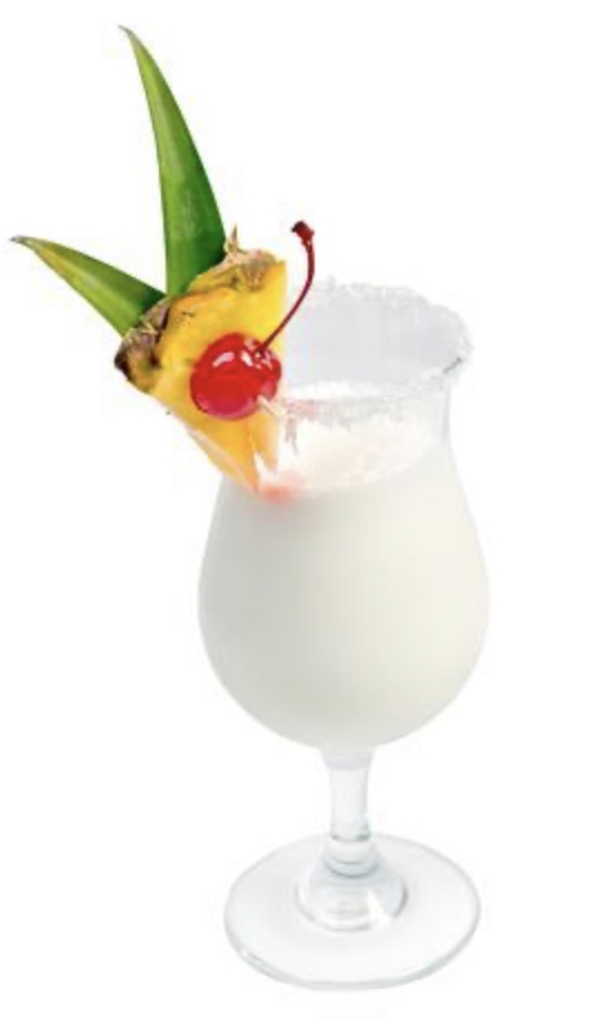 A colorful tray of Piña Colada Candy Cubes featuring pineapple, coconut, and a cherry on top, showcasing their vibrant tropical colors.