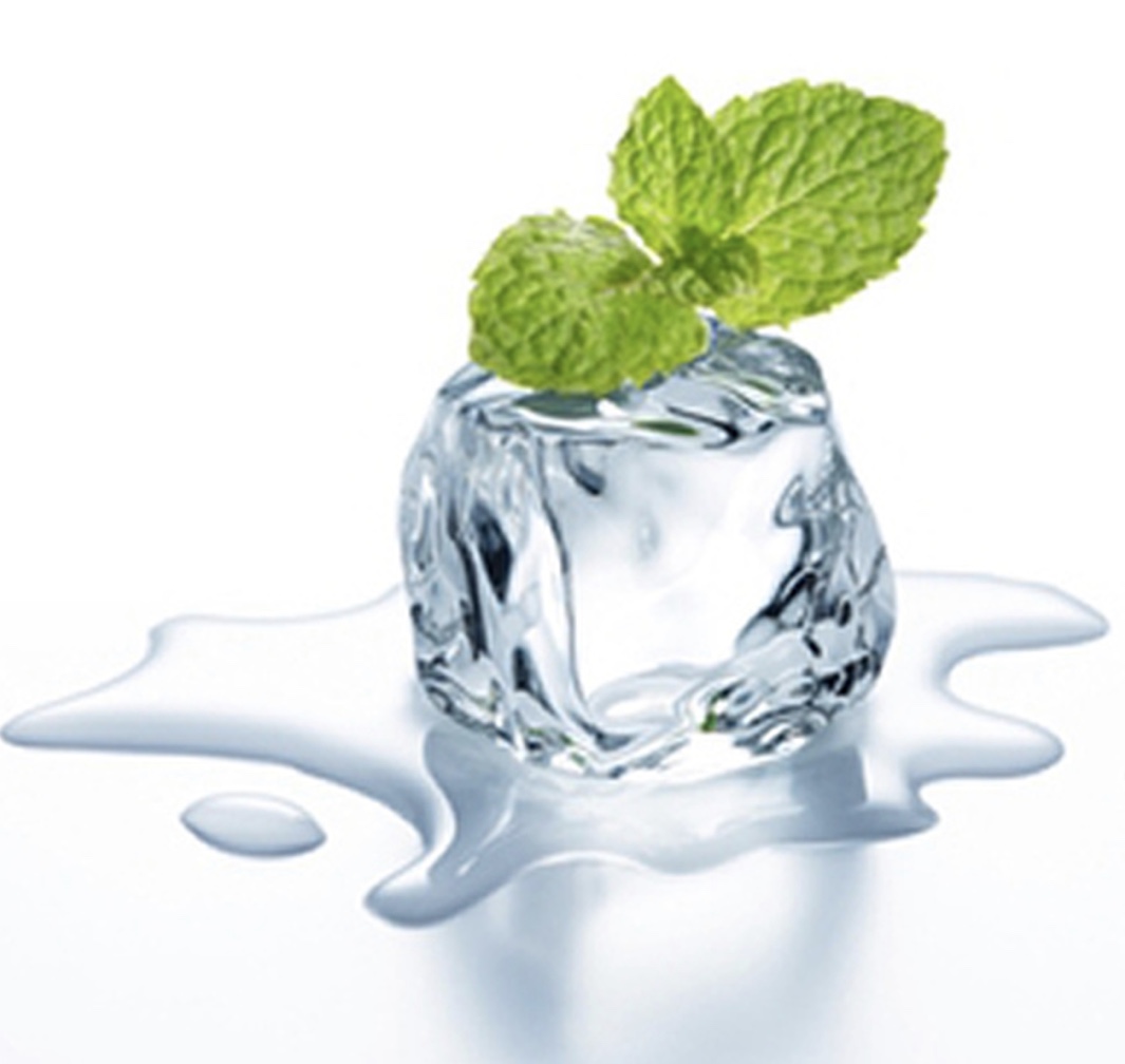 A tray of Wintergreen Candy Cubes showcasing vibrant green cubes with a refreshing minty flavor.