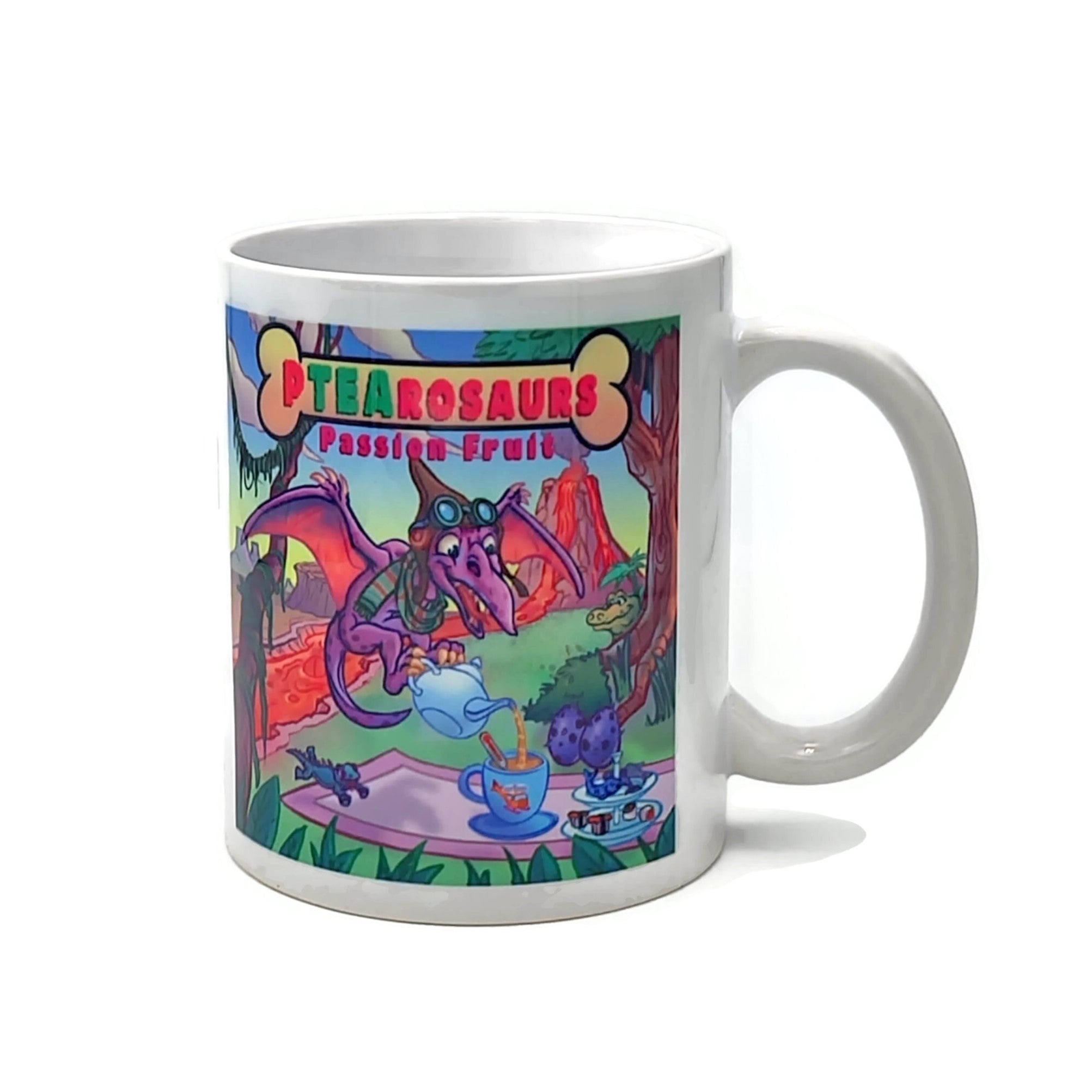 A collection of colorful ceramic mugs with unique designs, perfect for tea and coffee lovers.