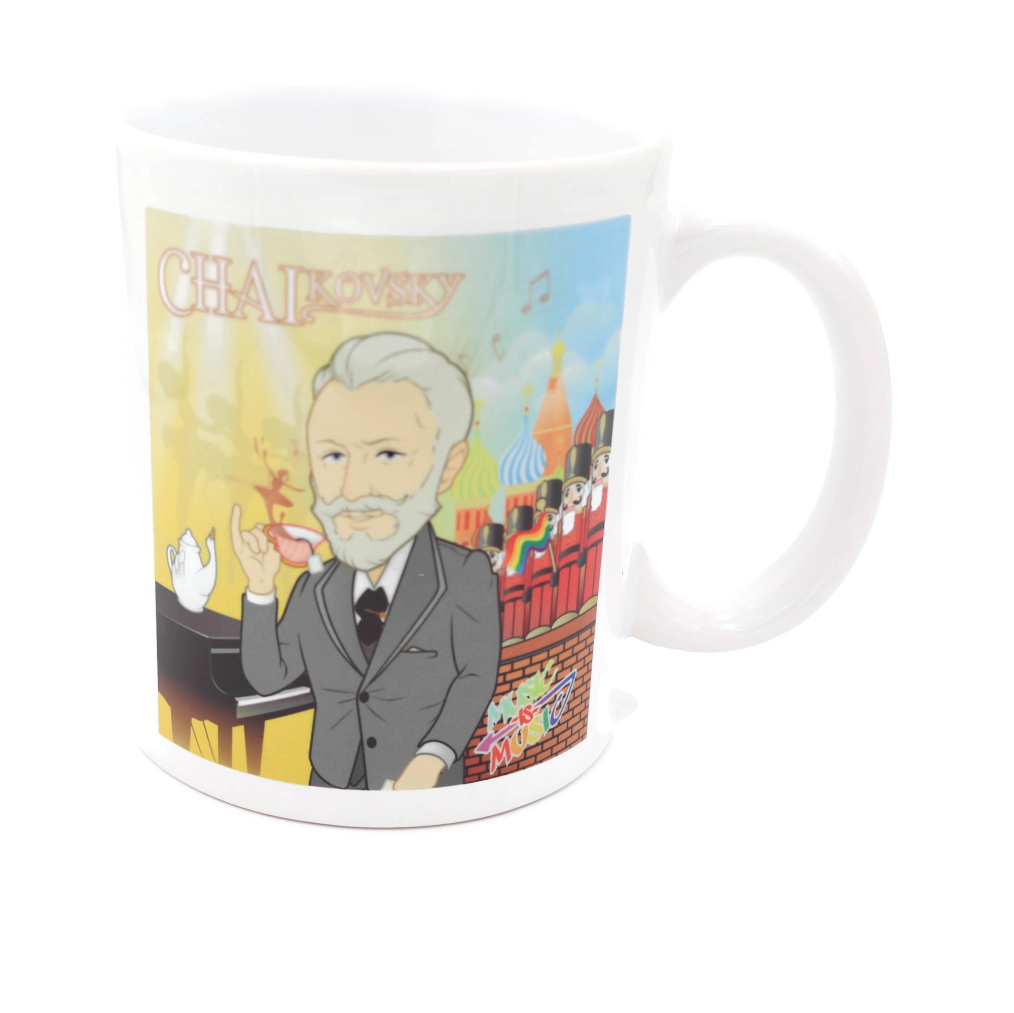 A collection of colorful ceramic mugs with unique designs, perfect for tea and coffee lovers.