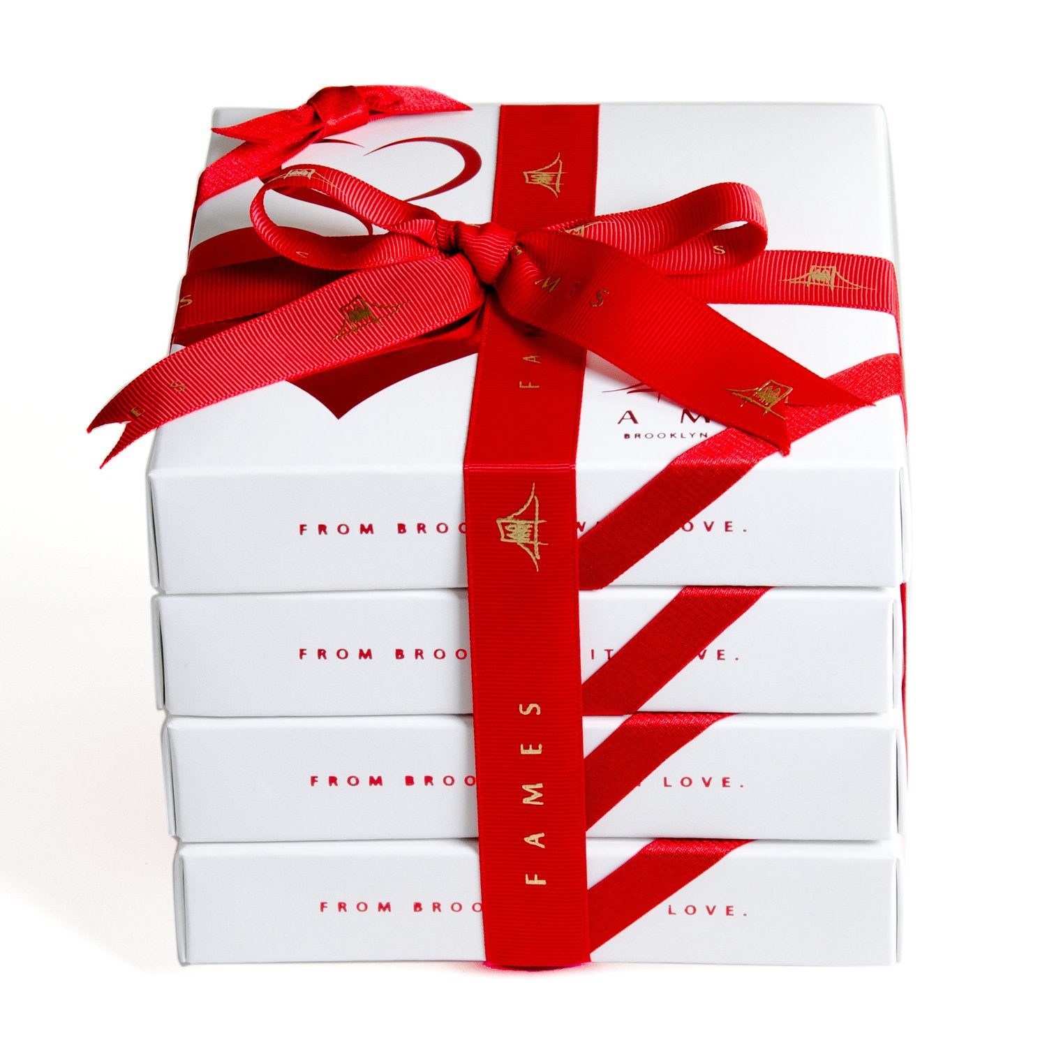 Fames Assorted Chocolate Gift Boxes featuring a variety of luxurious chocolates in elegant packaging, perfect for gifting.