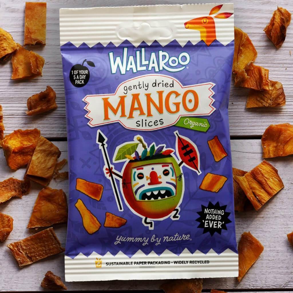 Introductory Tropical Tasting Bundle featuring organic mango, pineapple, and coconut snacks in eco-friendly packaging.