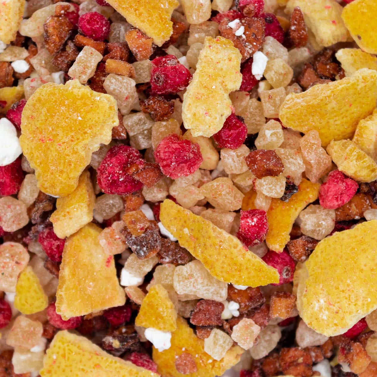 Sachet de La Citronnade avec des morceaux d'ananas et de citron, prêt à être infusé dans de l'eau froide.