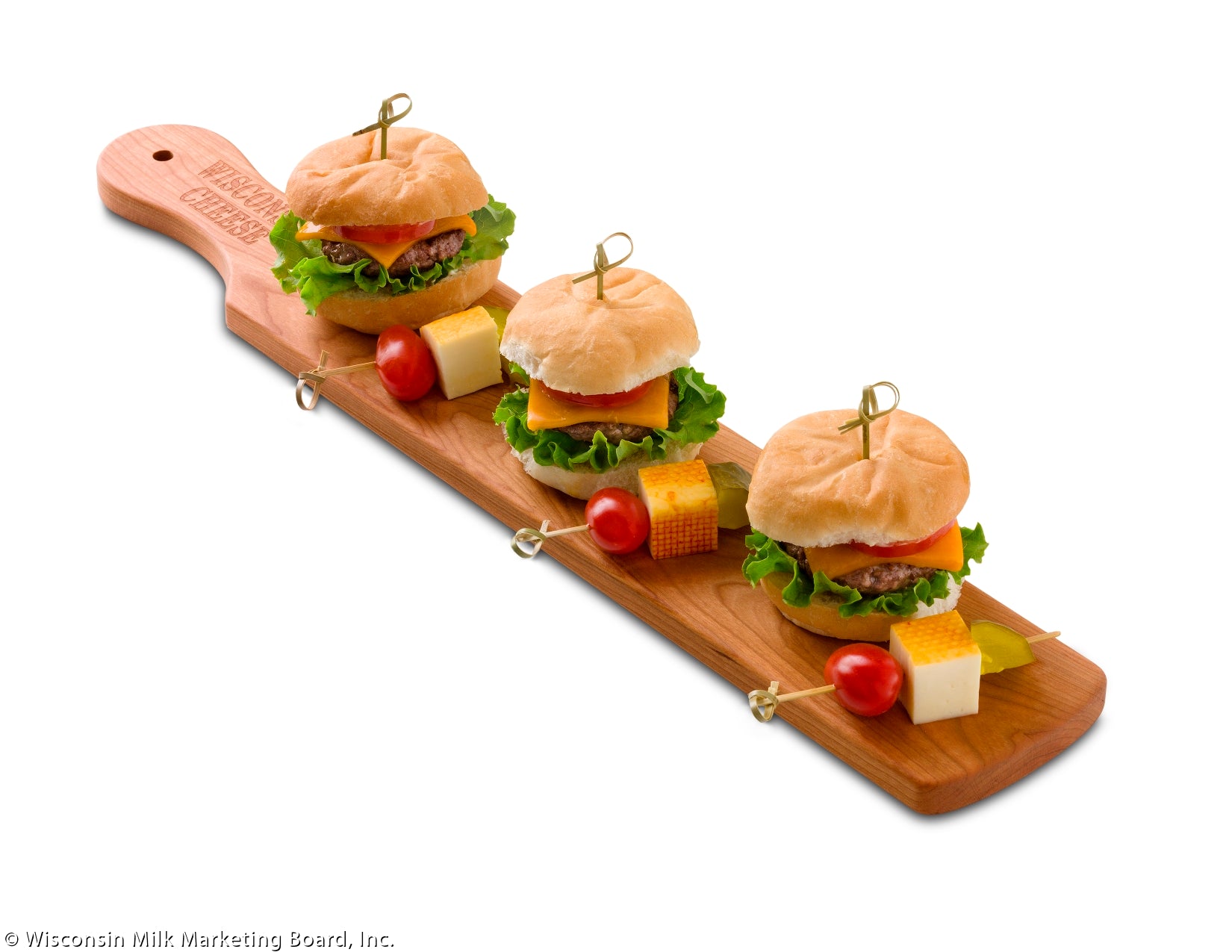 Wisconsin Muenster cheese block, semi-soft texture, ideal for slicing.