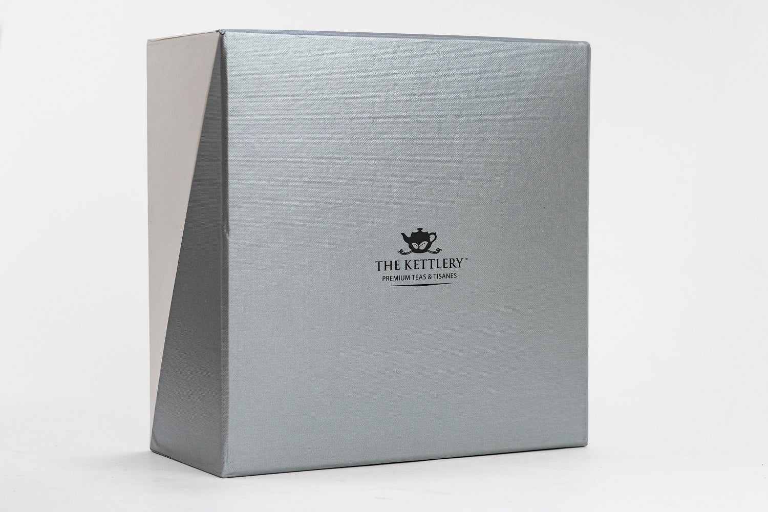 Twin Tea Gift Set featuring two premium tea tins in elegant packaging, customizable with various tea options.