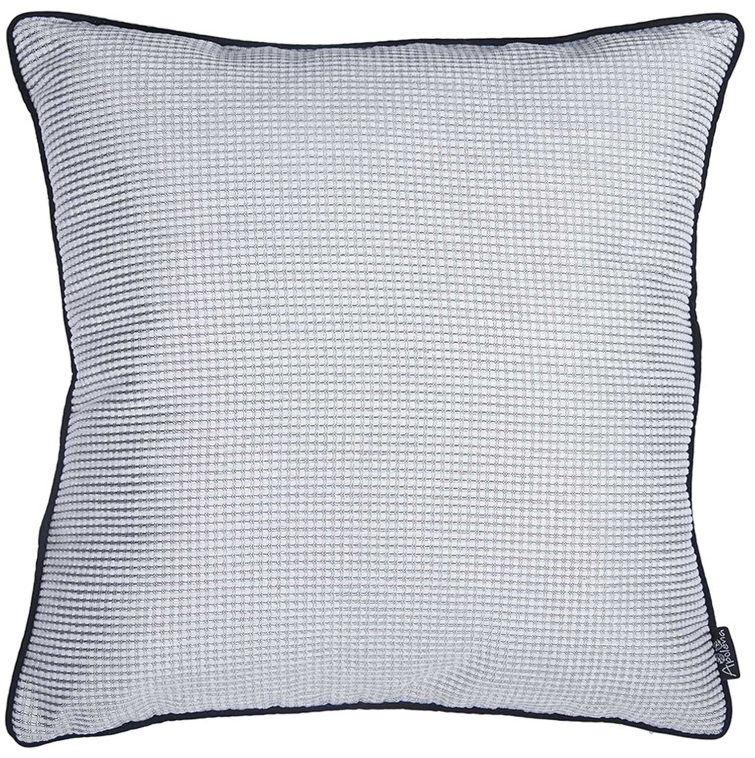 17x17 inches Jacquard Shadows Decorative Throw Pillow Cover in light gray, showcasing luxurious fabric and hidden zipper closure.