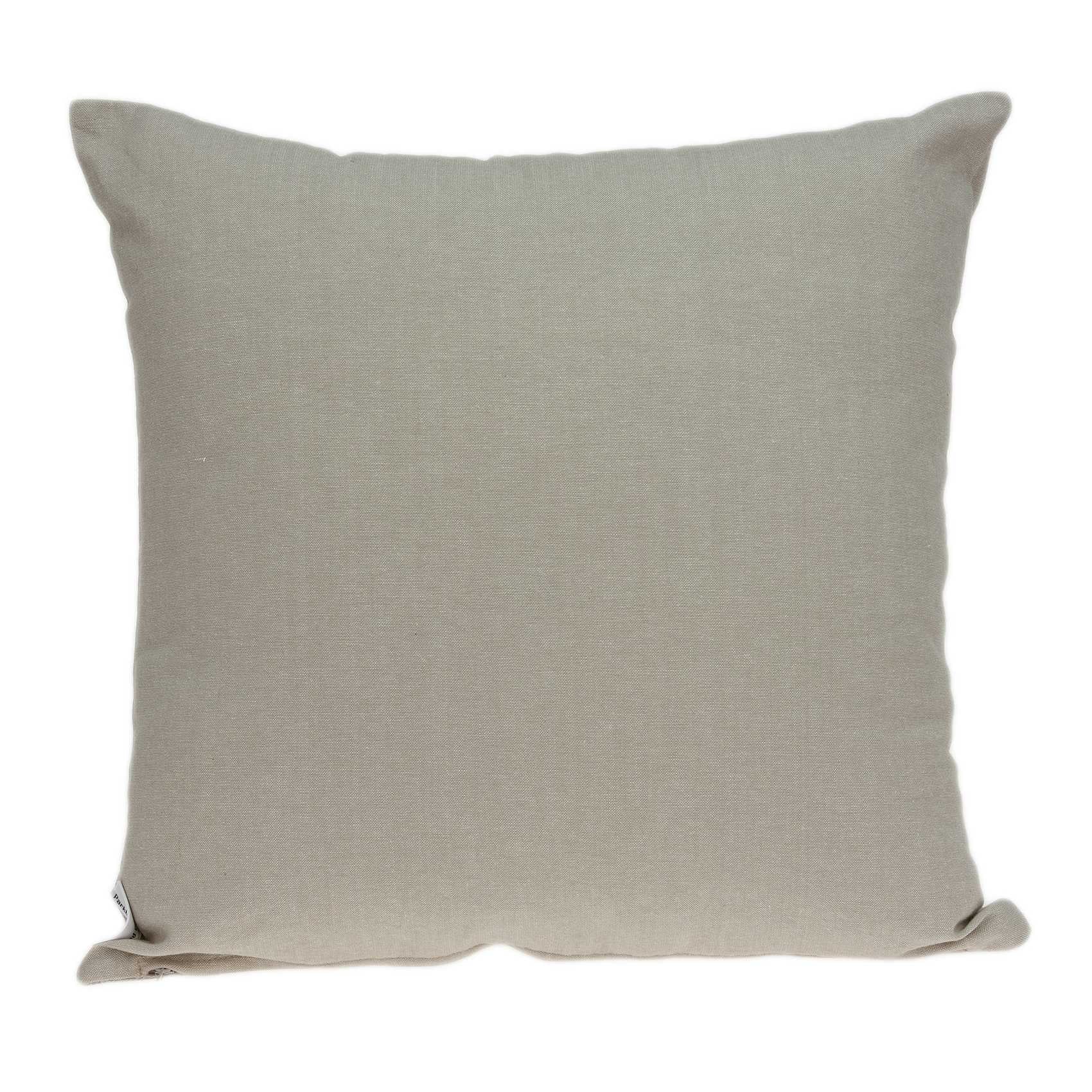 20x7x20 inches decorative transitional beige pillow made from 100% cotton, featuring a soft texture and elegant design.