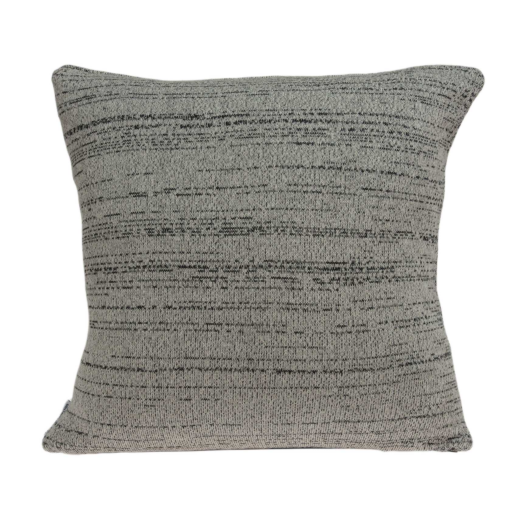 20x7x20 Southwest Gray Cotton Pillow Cover with polyfill insert, showcasing a stylish southwestern design and soft cotton material.