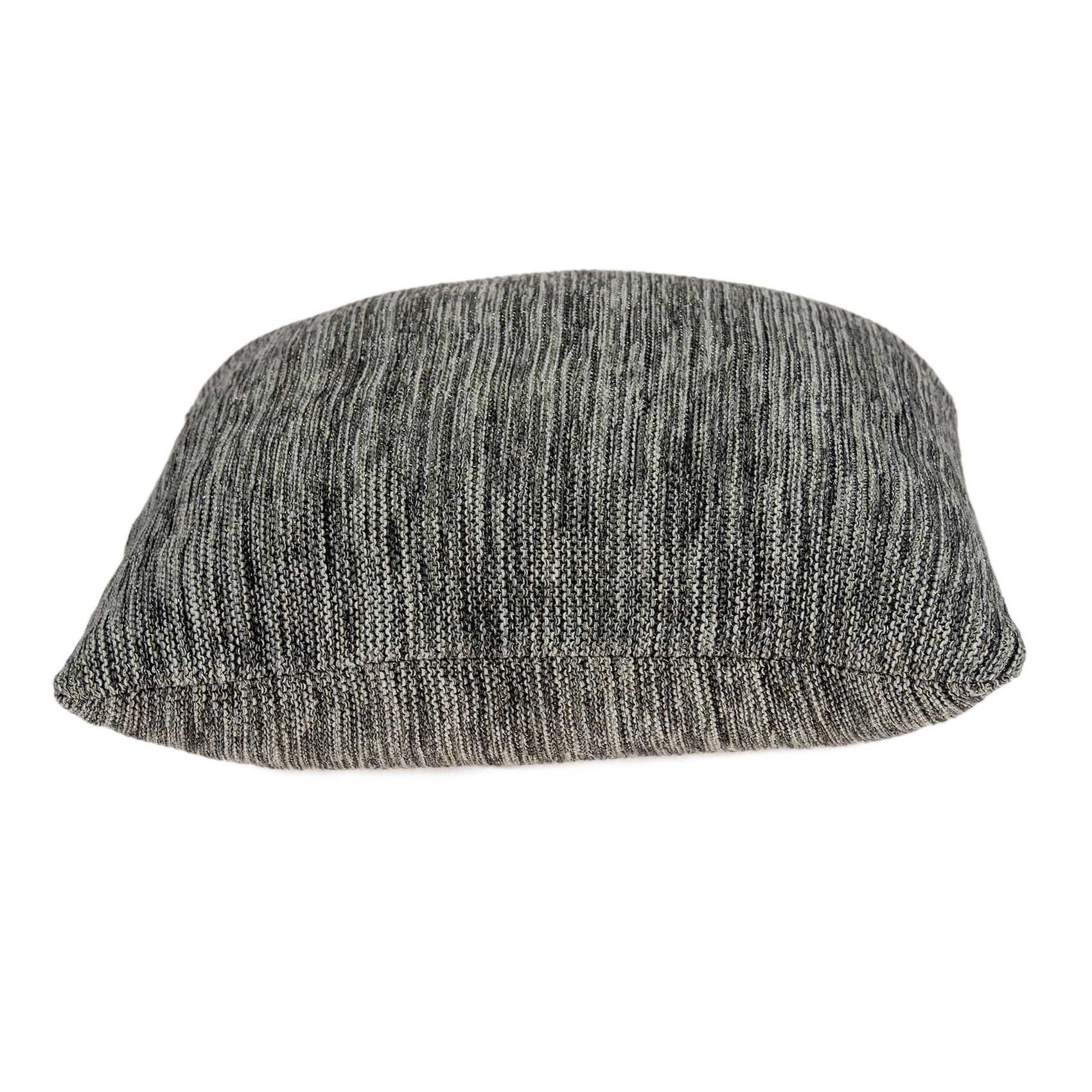 20 inches x 20 inches Transitional Heather Gray Cotton Pillow with soft cotton fabric and elegant design, perfect for home decor.