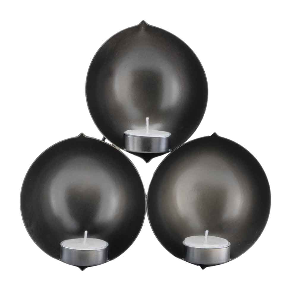 Bronze Cluster 3 Lite Wall Sconce showcasing modern design with three light fixtures, perfect for enhancing home decor.
