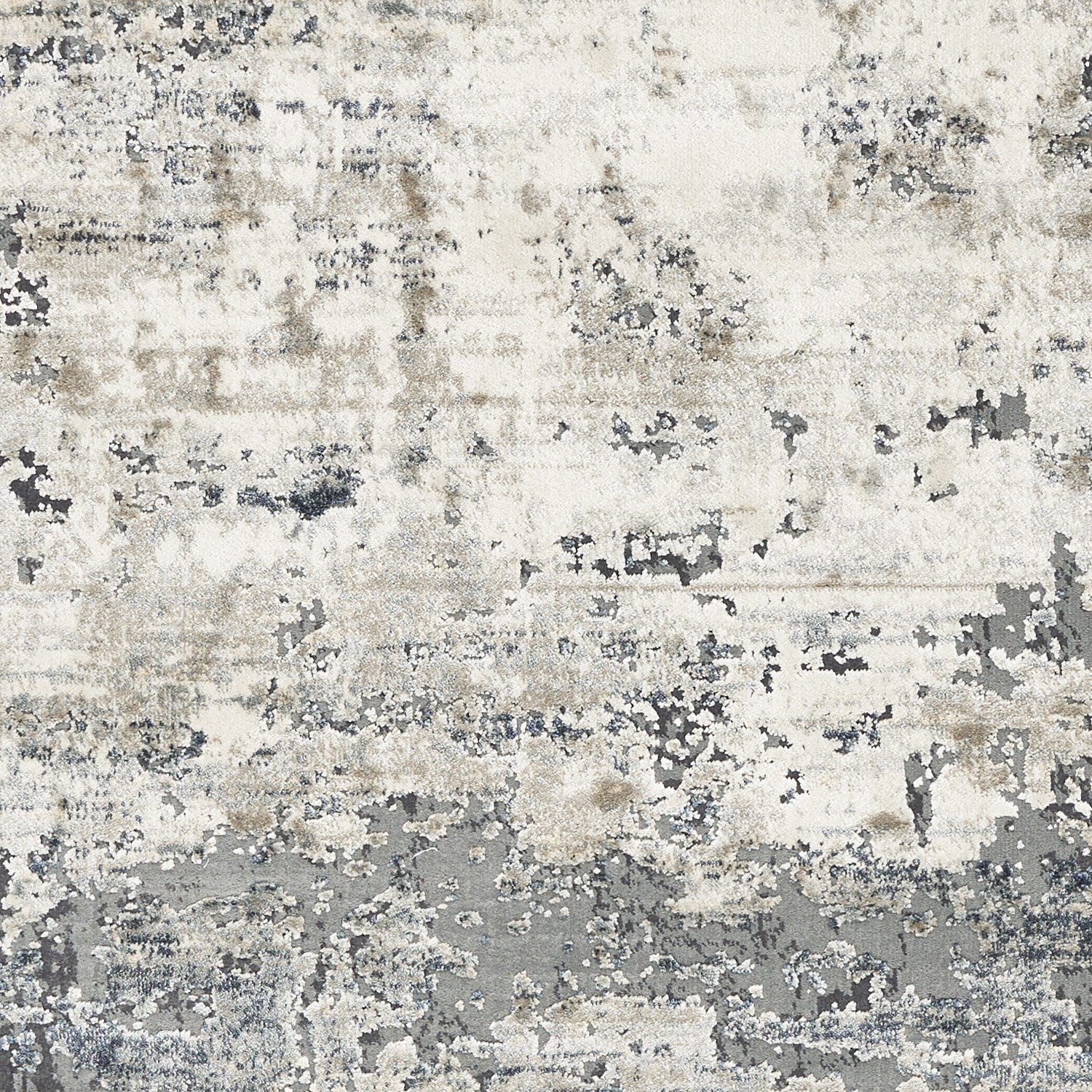 3x5 inches ivory and teal abstract area rug with intricate design, perfect for home decor.