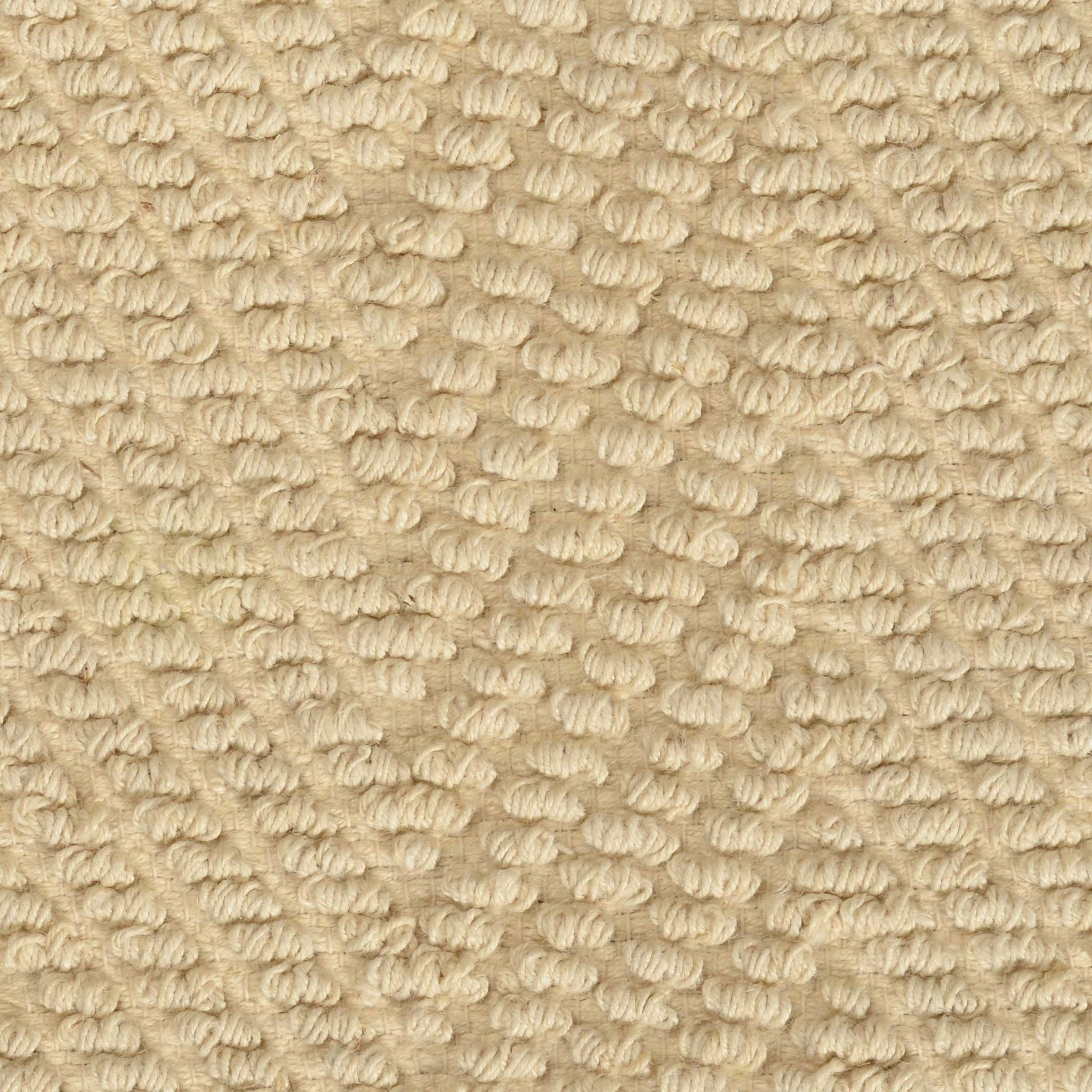 Hand-woven ivory herringbone jute area rug measuring 3x5 feet, showcasing a stylish and natural design.