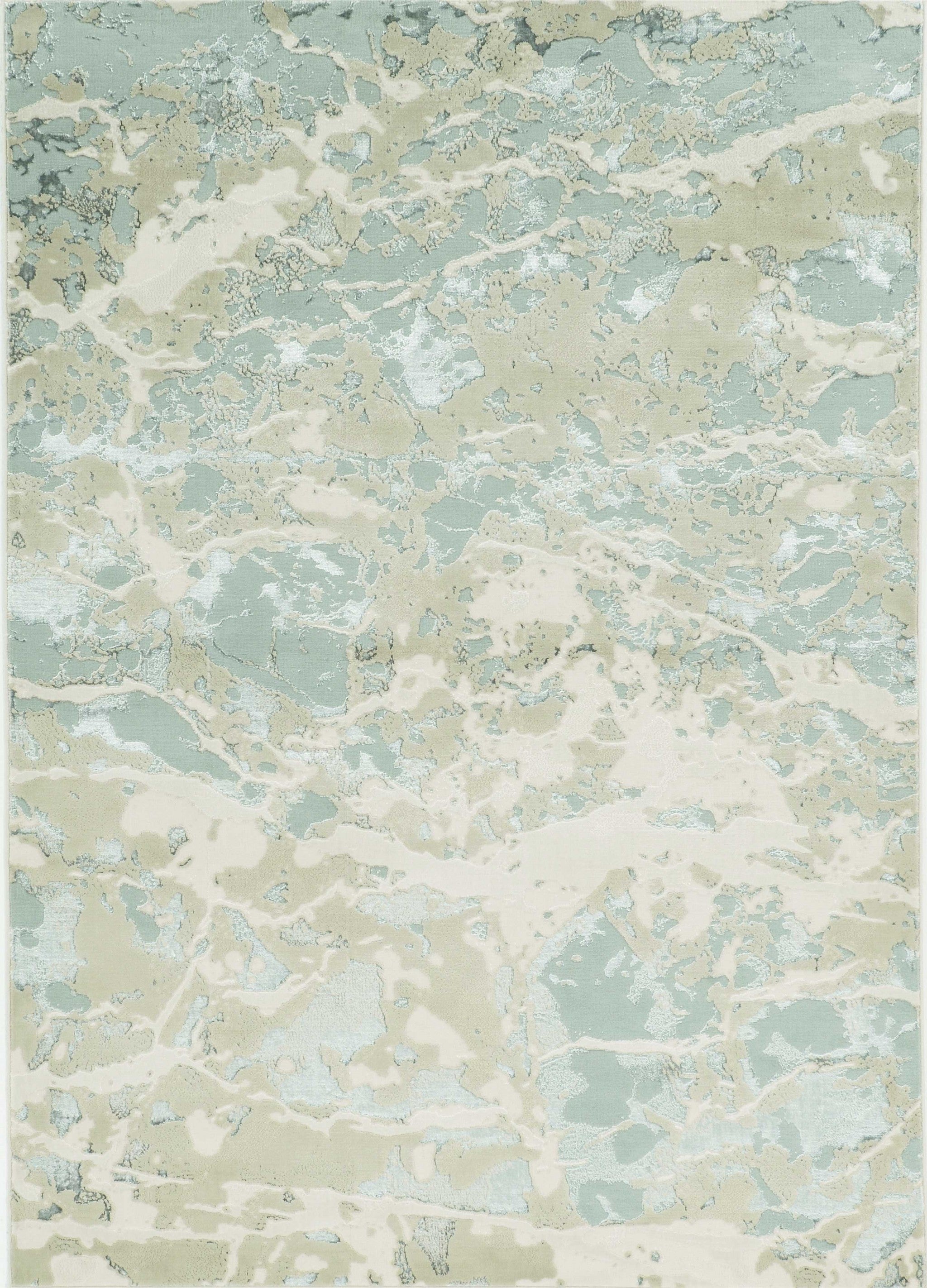 Sand grey machine woven abstract watercolor indoor rug, showcasing a modern design with paint-dripping effects.