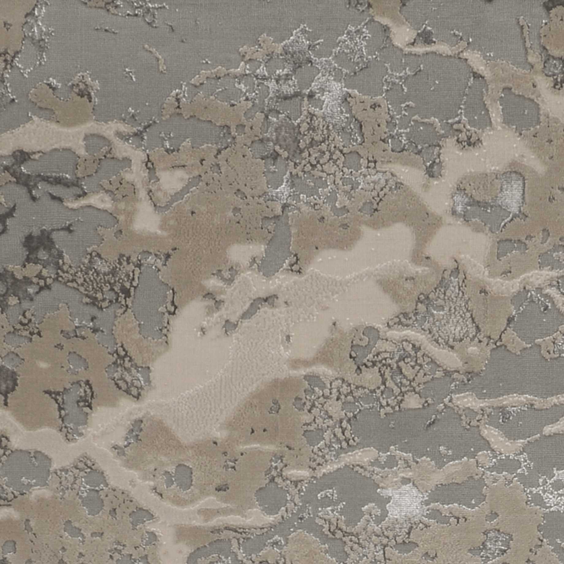 Sand grey machine woven abstract watercolor indoor rug, showcasing a modern design with paint-dripping effects.