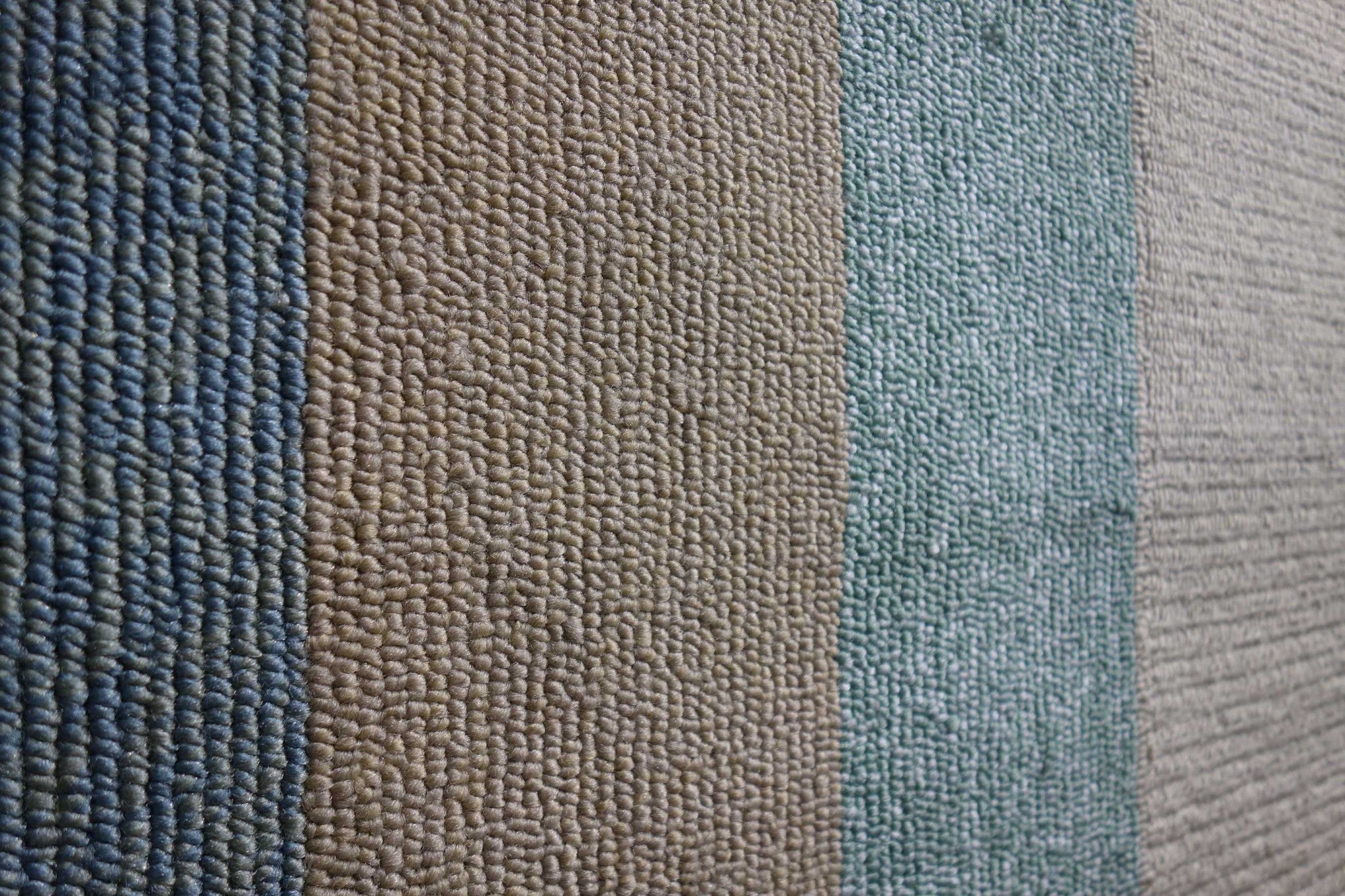 3x5 Spa Blue Beige Hand Hooked UV Treated Bordered Indoor/Outdoor Rug with a coastal design, showcasing its texture and color.