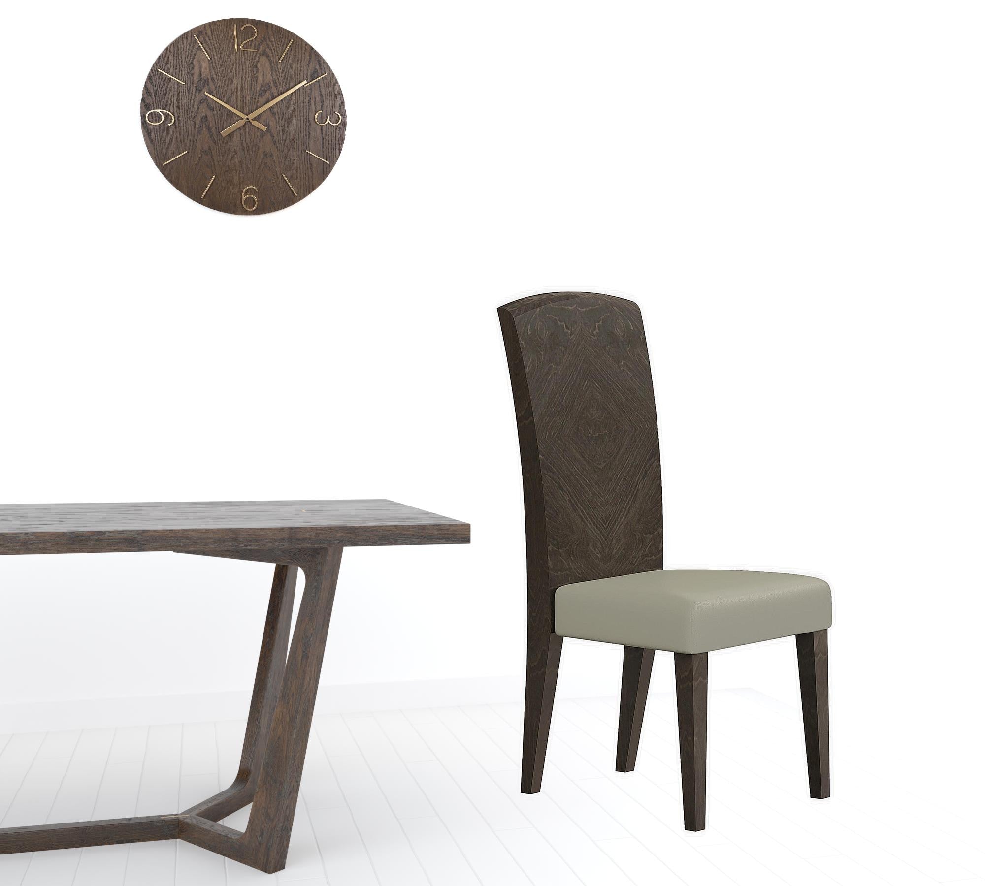 A tall gray vetrine with glass doors, three shelves, and a bottom drawer, showcasing modern design and high gloss finish.